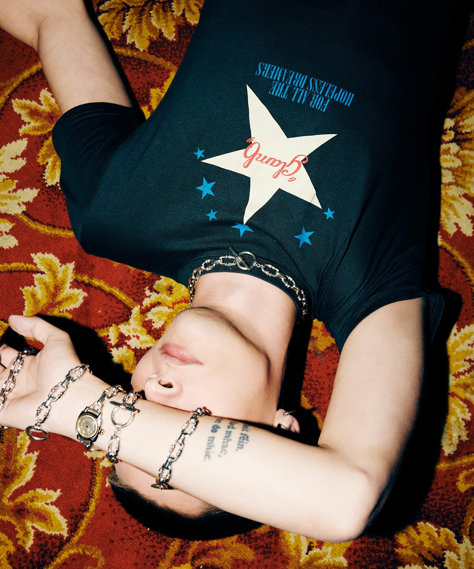GB0226/CS22 : Skin-Tight Star T-Shirt / スキンタイトスターTシャツ