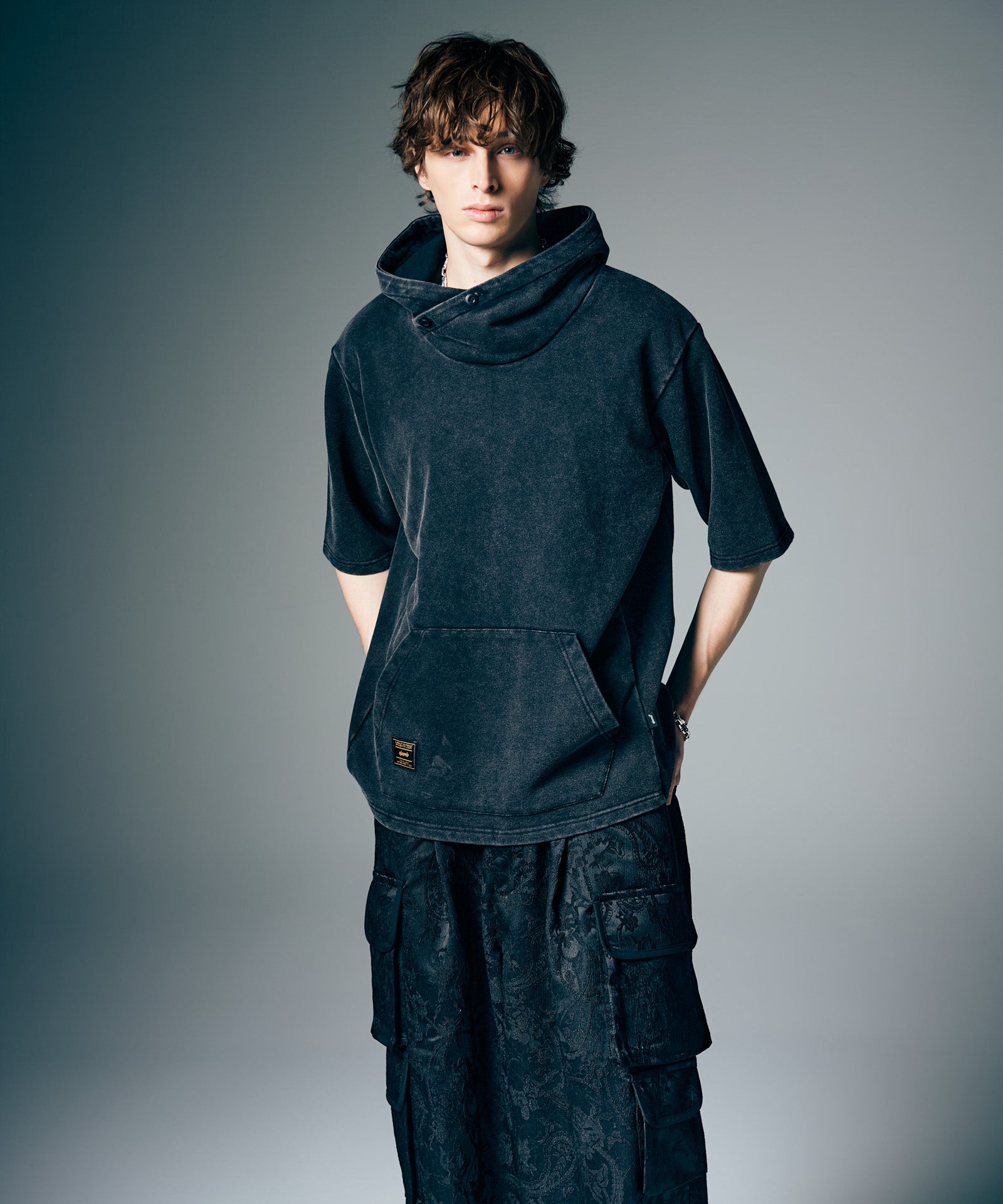 GB0226/CS23 : Aged Pile Hoodie / エイジドパイルフーディ | glamb