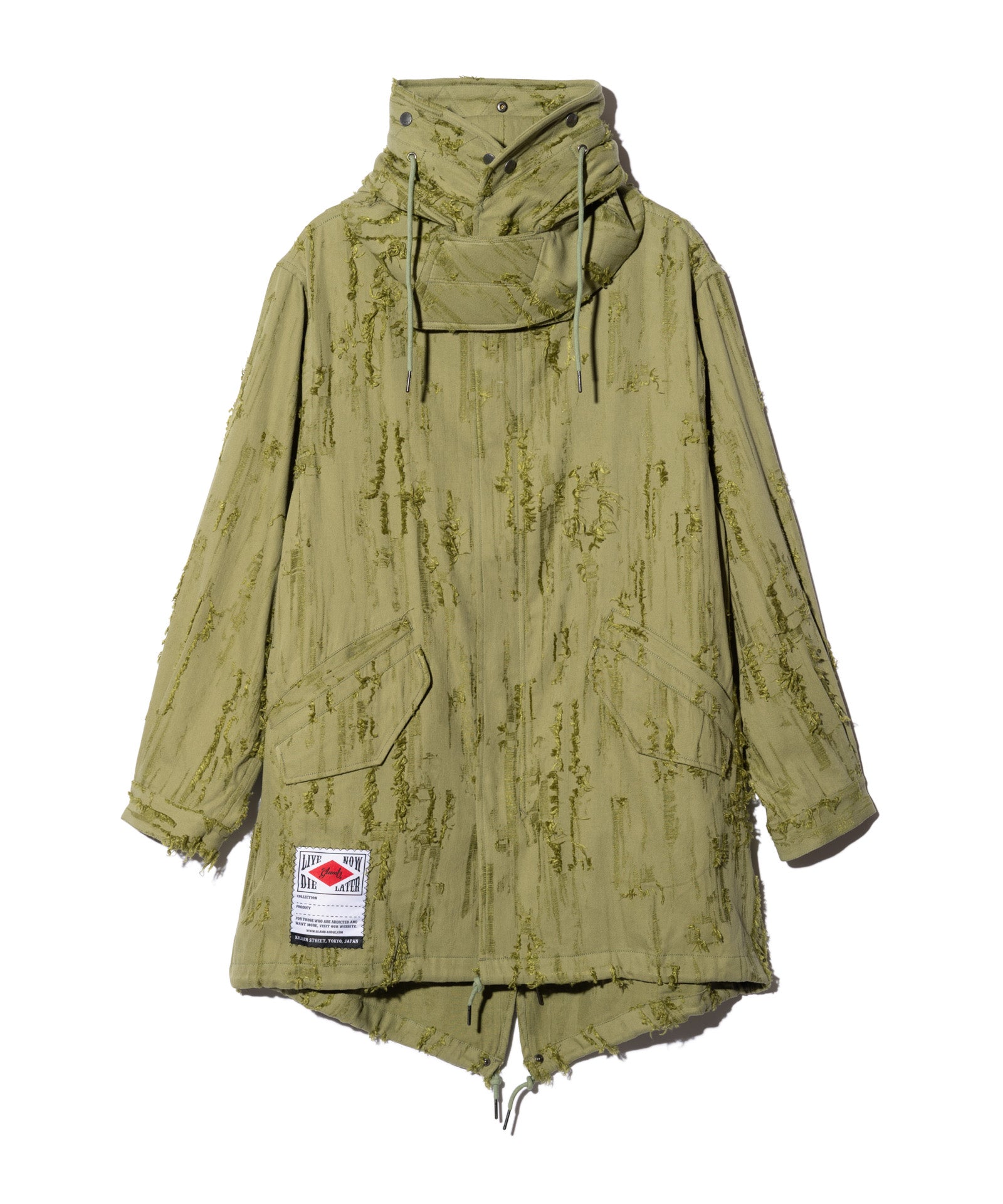 GB0226/JKT01 : High Neck Shirt Mods Coat / ハイネックシャツモッズ