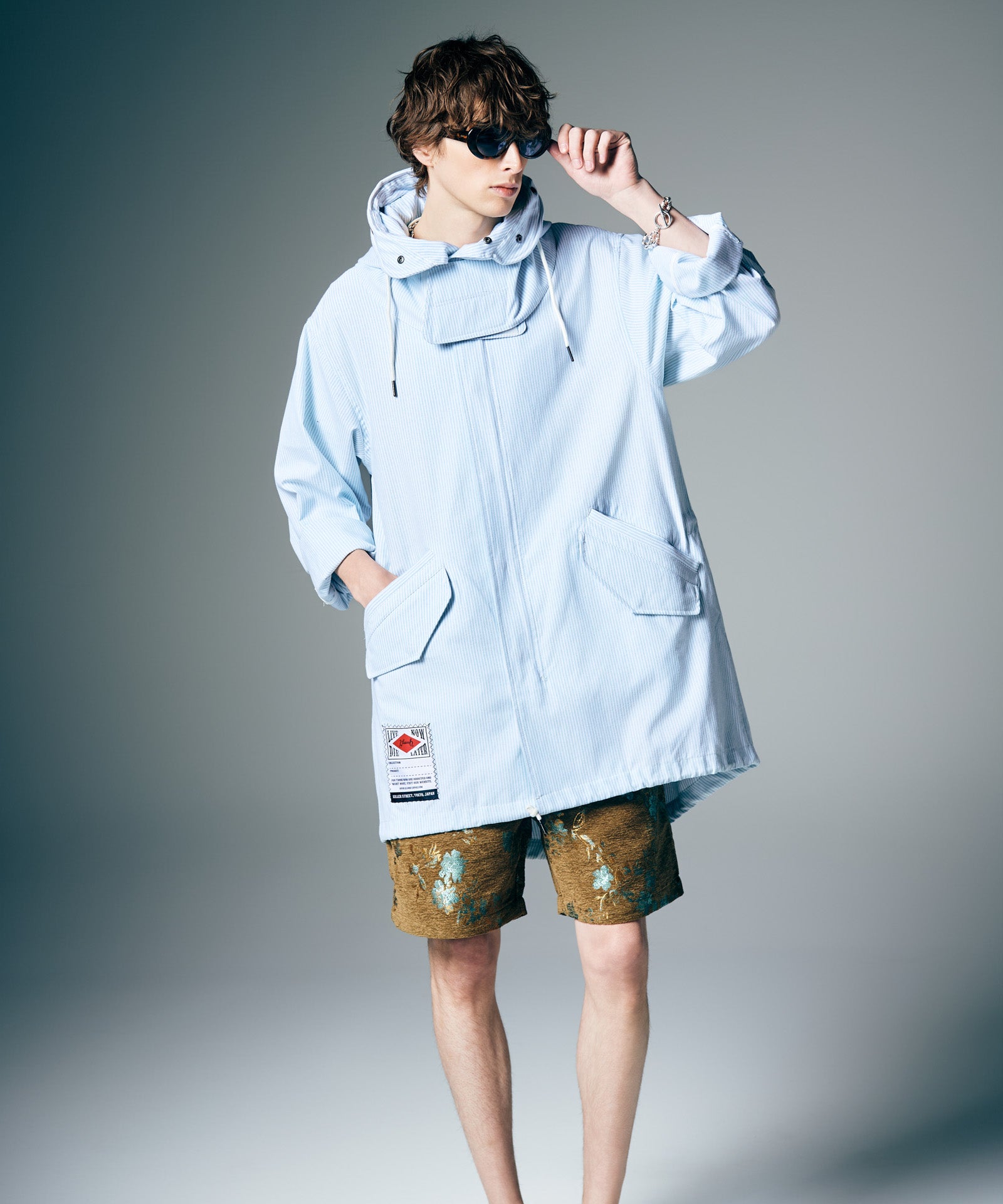 GB0226/JKT01 : High Neck Shirt Mods Coat / ハイネックシャツモッズ GB0226/JKT01 : High Neck Shirt Mods Coat / ハイネックシャツモッズ