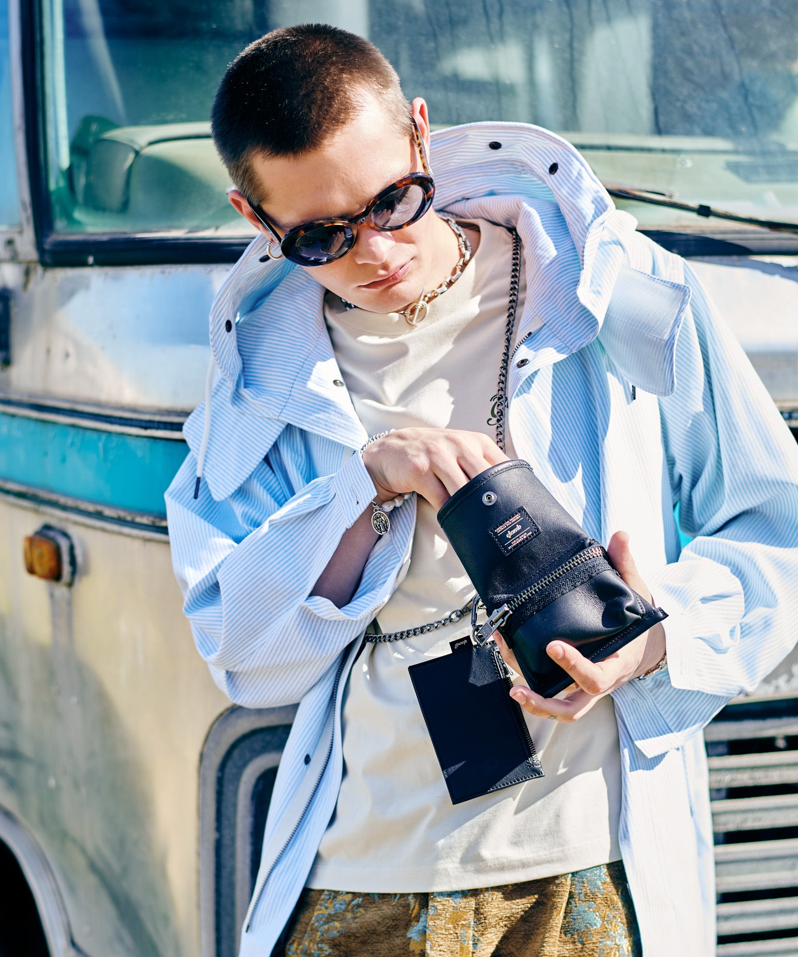 H:187 / C:92 / W:74 / H:91 着用サイズ:L