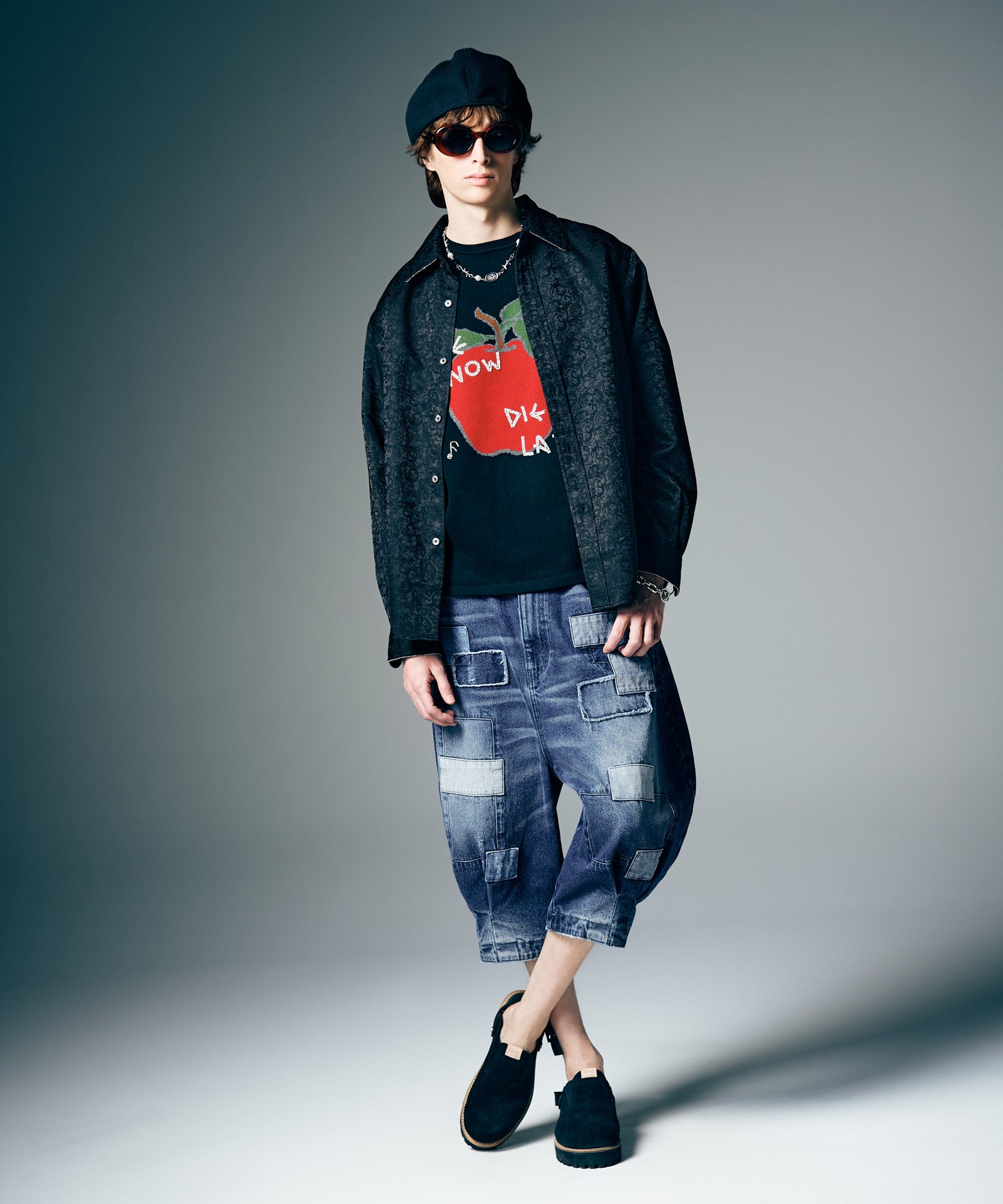 GB0226/KNT01 : Beads Apple Knit / ビーズアップルニット | glamb