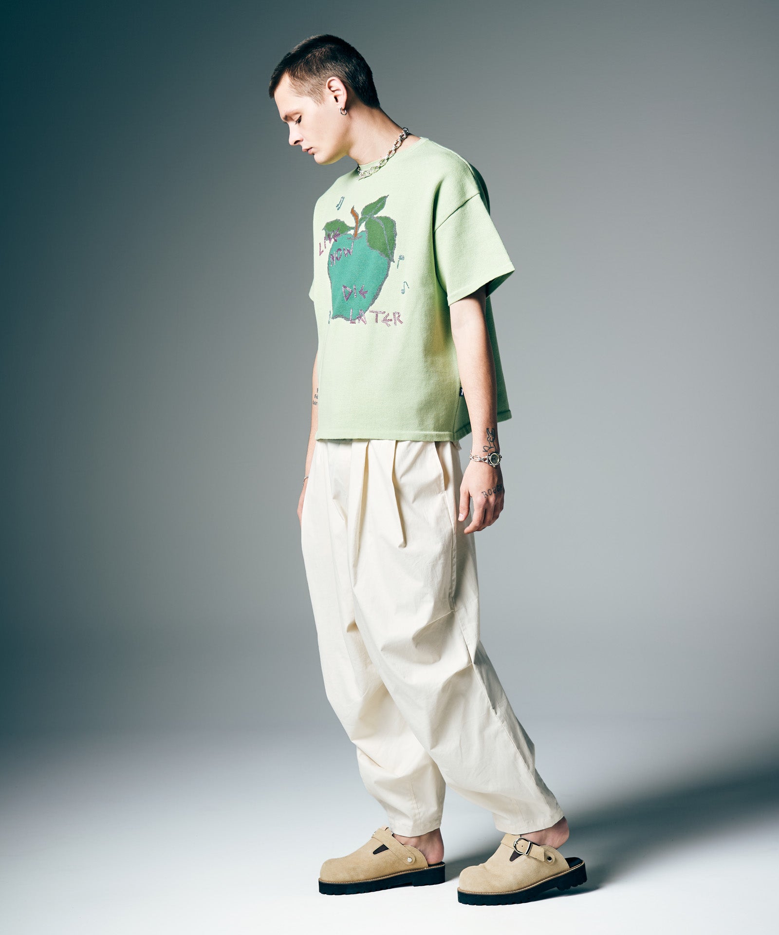 GB0226/KNT01 : Beads Apple Knit / ビーズアップルニット | glamb