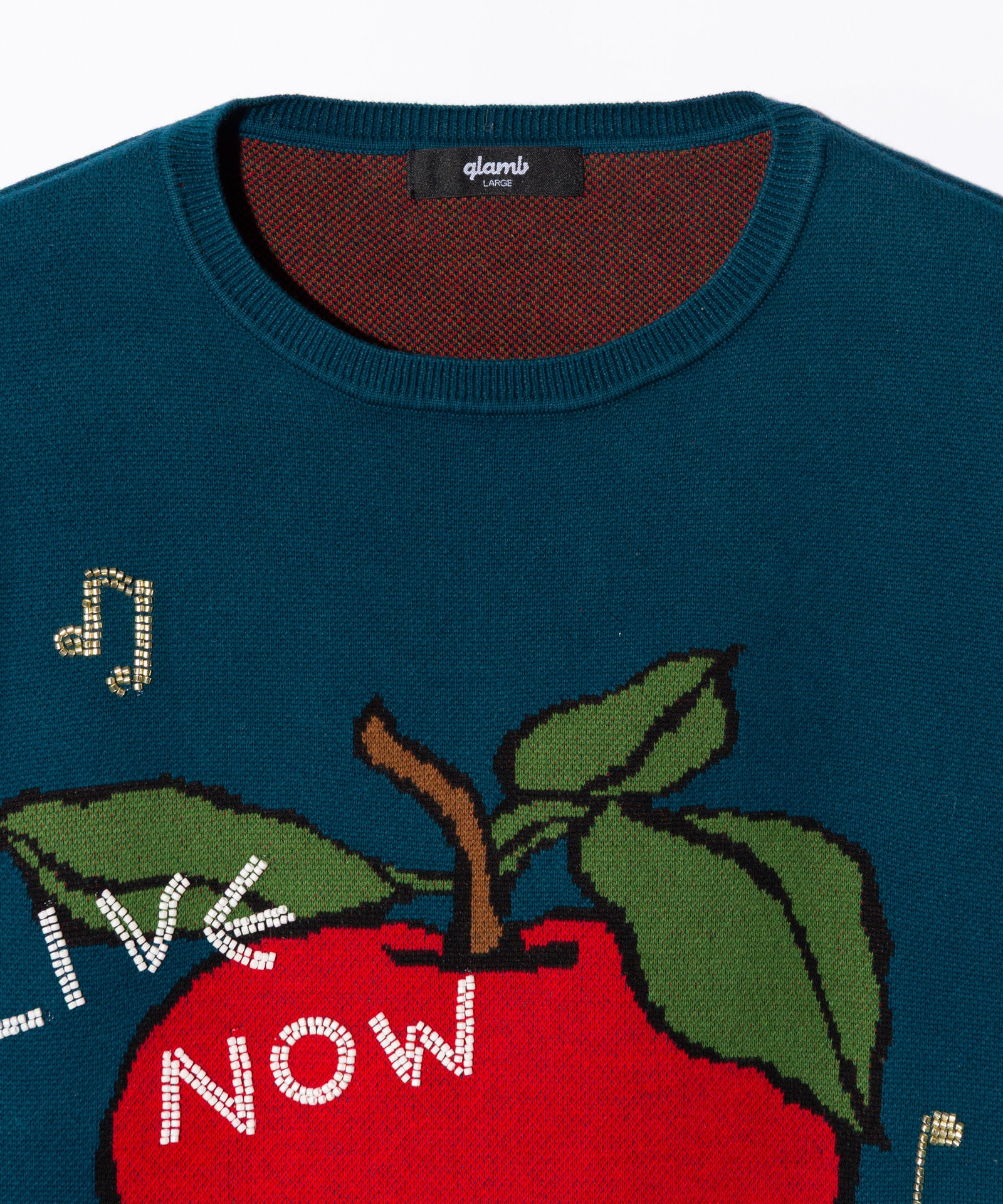 GB0226/KNT01 : Beads Apple Knit / ビーズアップルニット | glamb