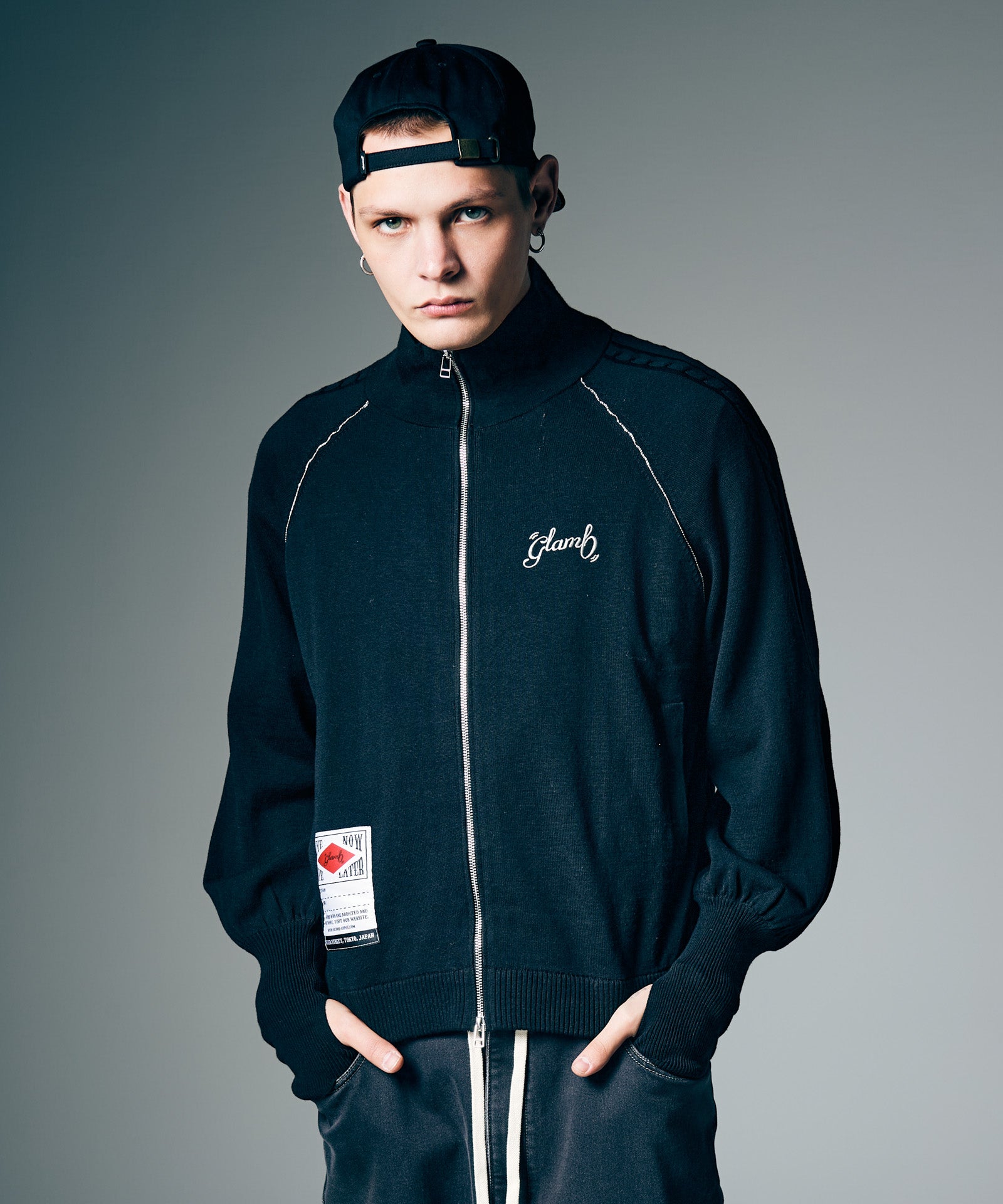 GB0226/KNT02 : Knit Track Jacket / ニットトラックジャケット