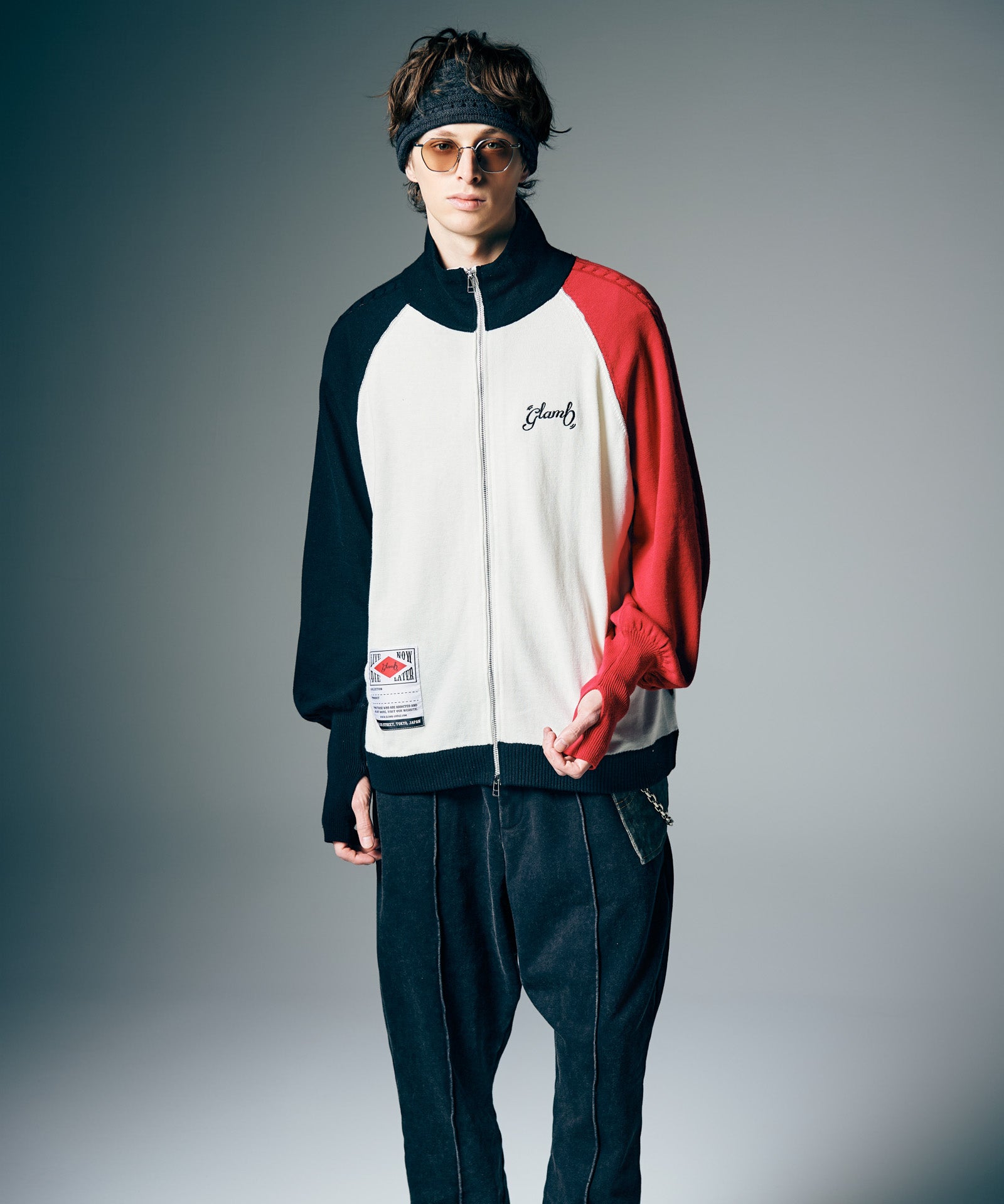 GB0226/KNT02 : Knit Track Jacket / ニットトラックジャケット