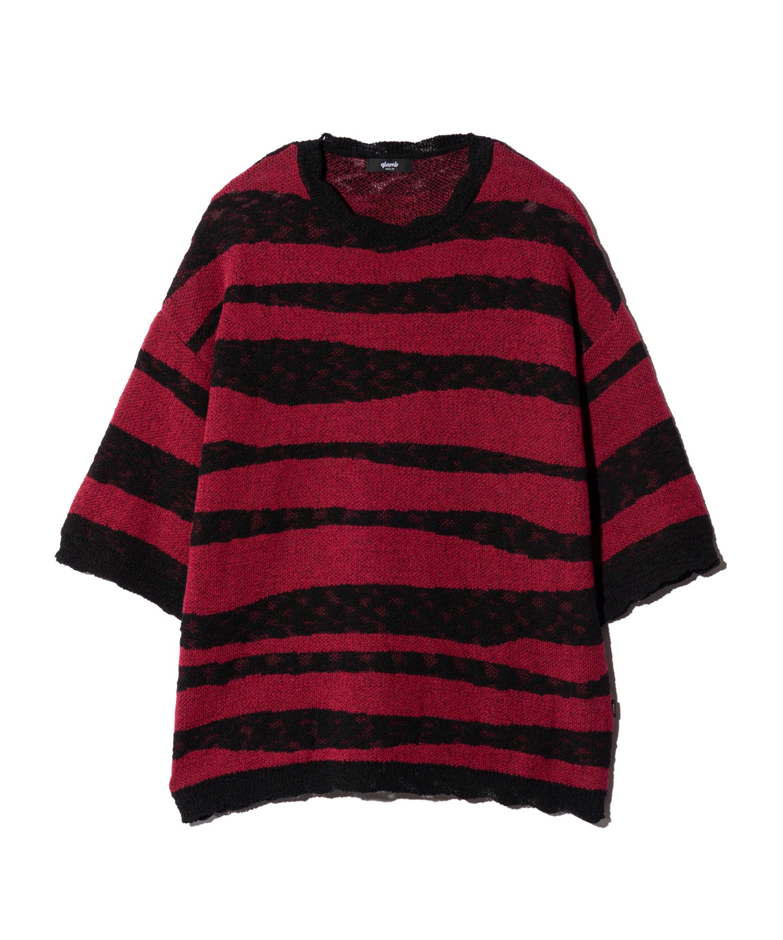 GB0226/KNT05 : Random Border Summer Knit / ランダムボーダーサマー