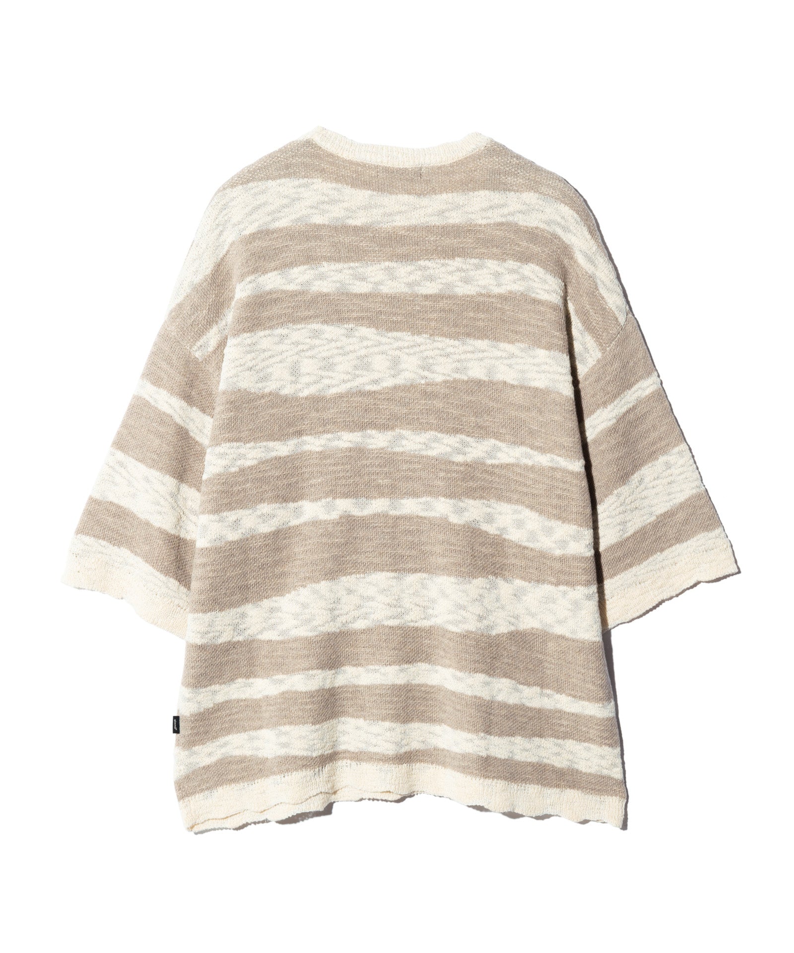 GB0226/KNT05 : Random Border Summer Knit / ランダムボーダーサマー