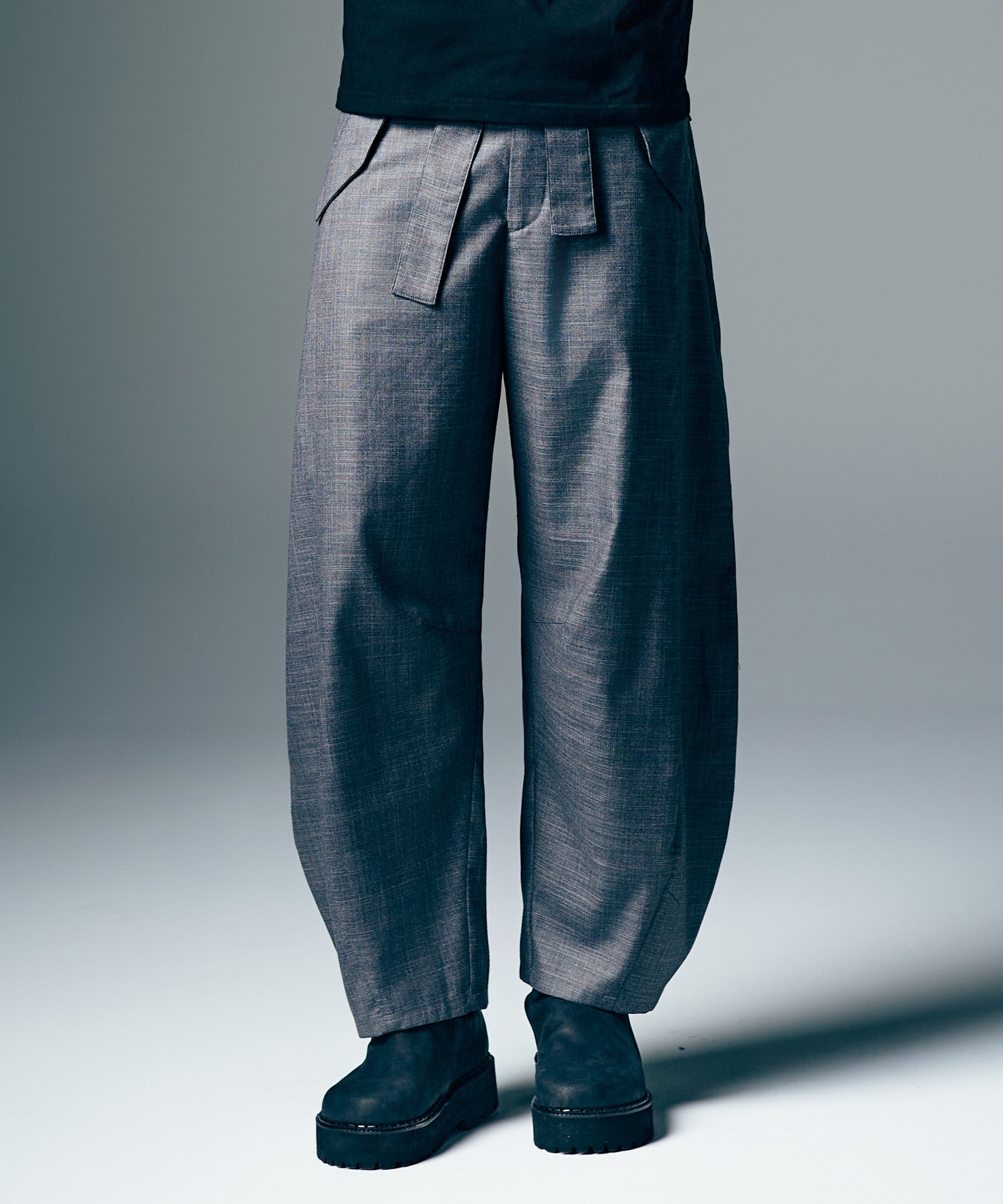 Barrel Belt Slacks / バレルベルトスラックス