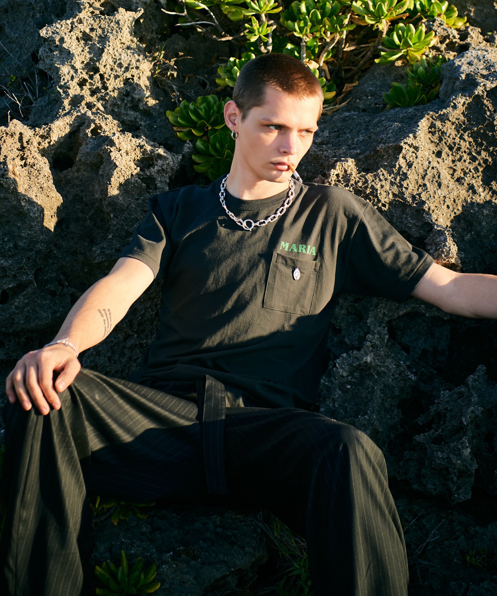 H:187 / C:92 / W:74 / H:91 着用サイズ:L