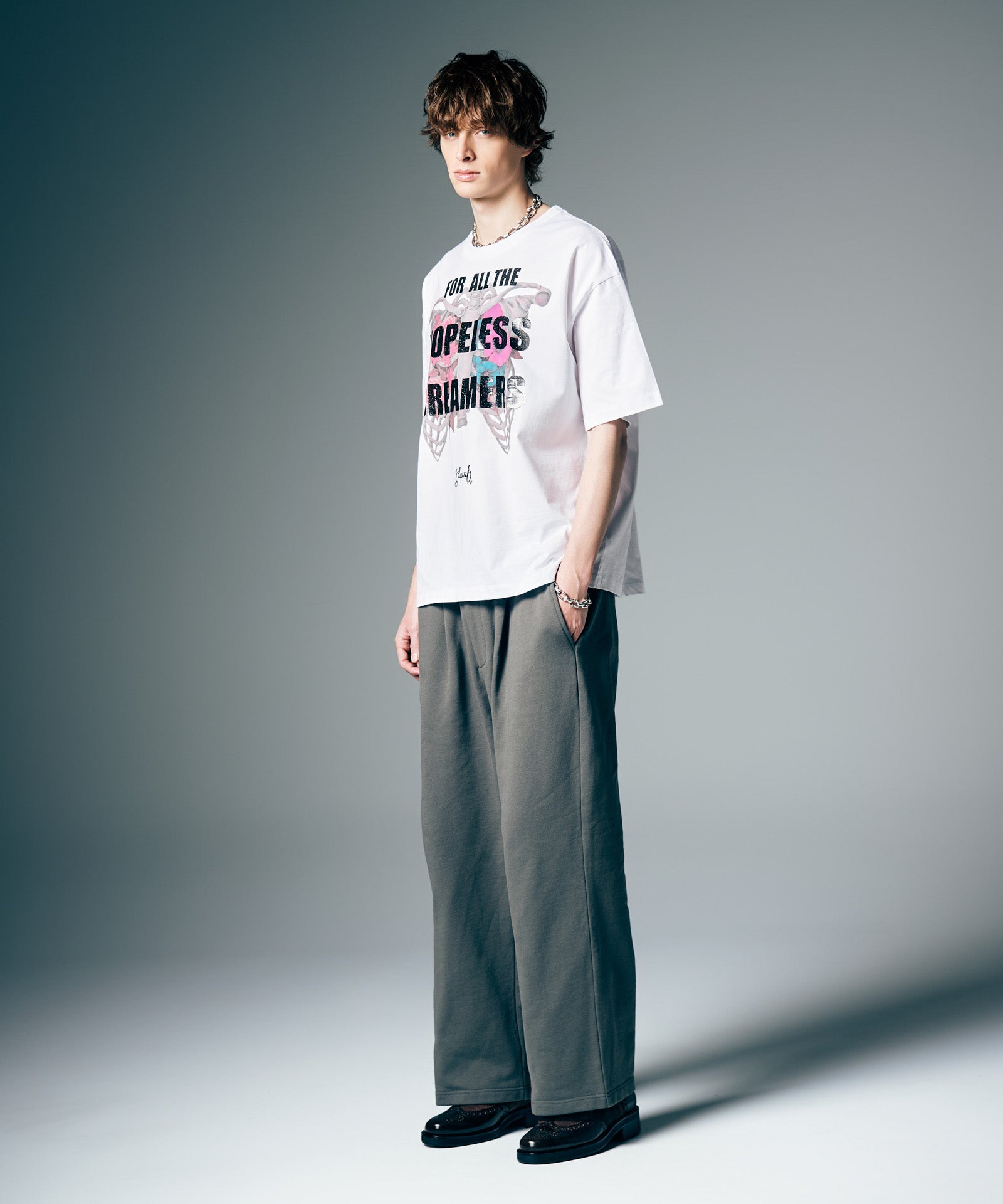 GB0226/P03 : Baggy Sweat Slacks / バギースウェットスラックス
