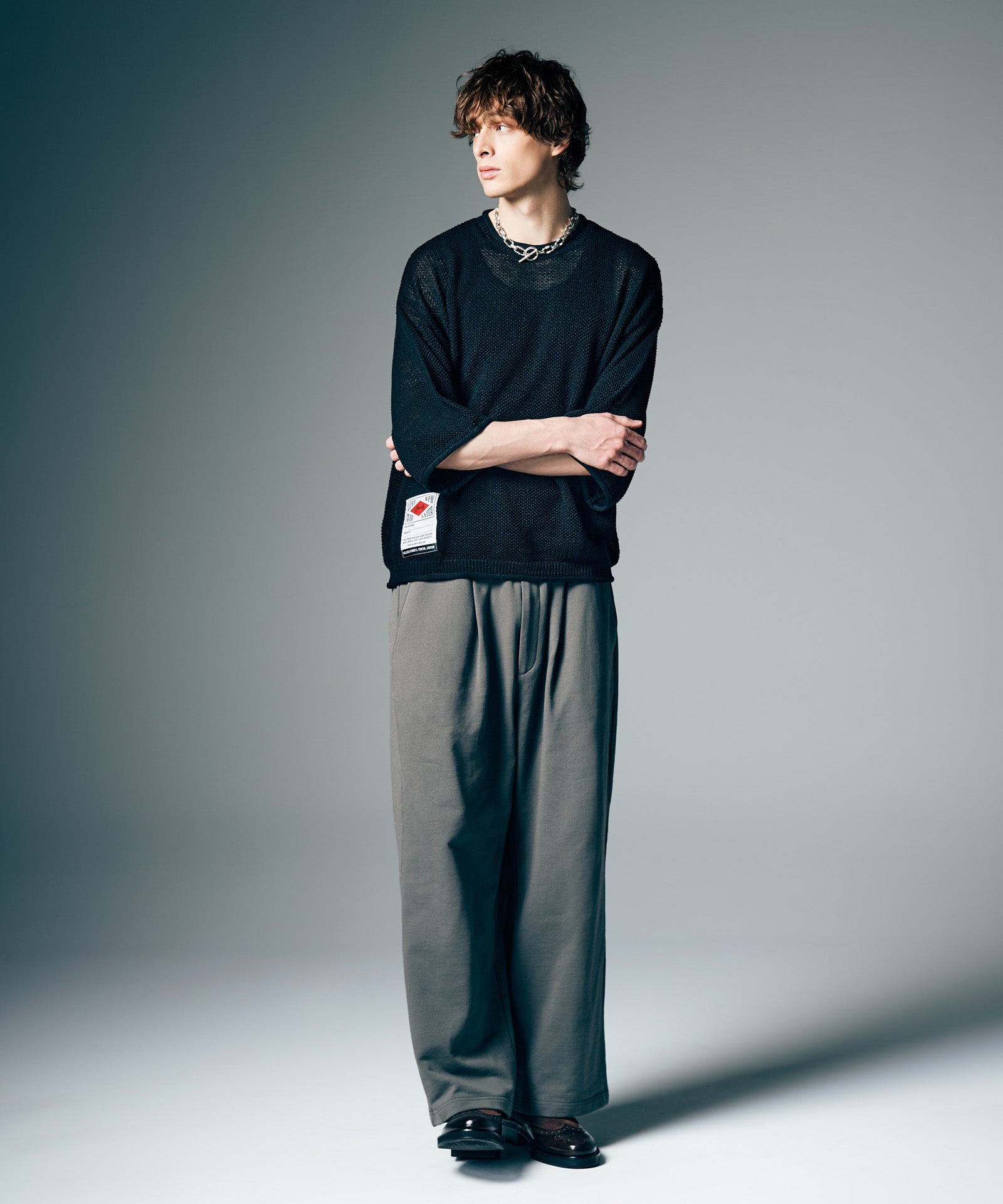 GB0226/P03 : Baggy Sweat Slacks / バギースウェットスラックス