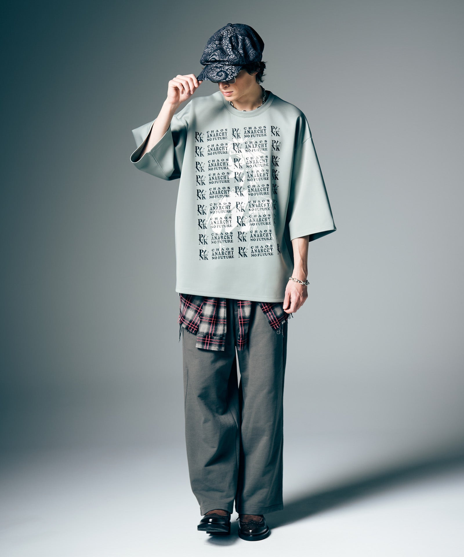 GB0226/P03 : Baggy Sweat Slacks / バギースウェットスラックス