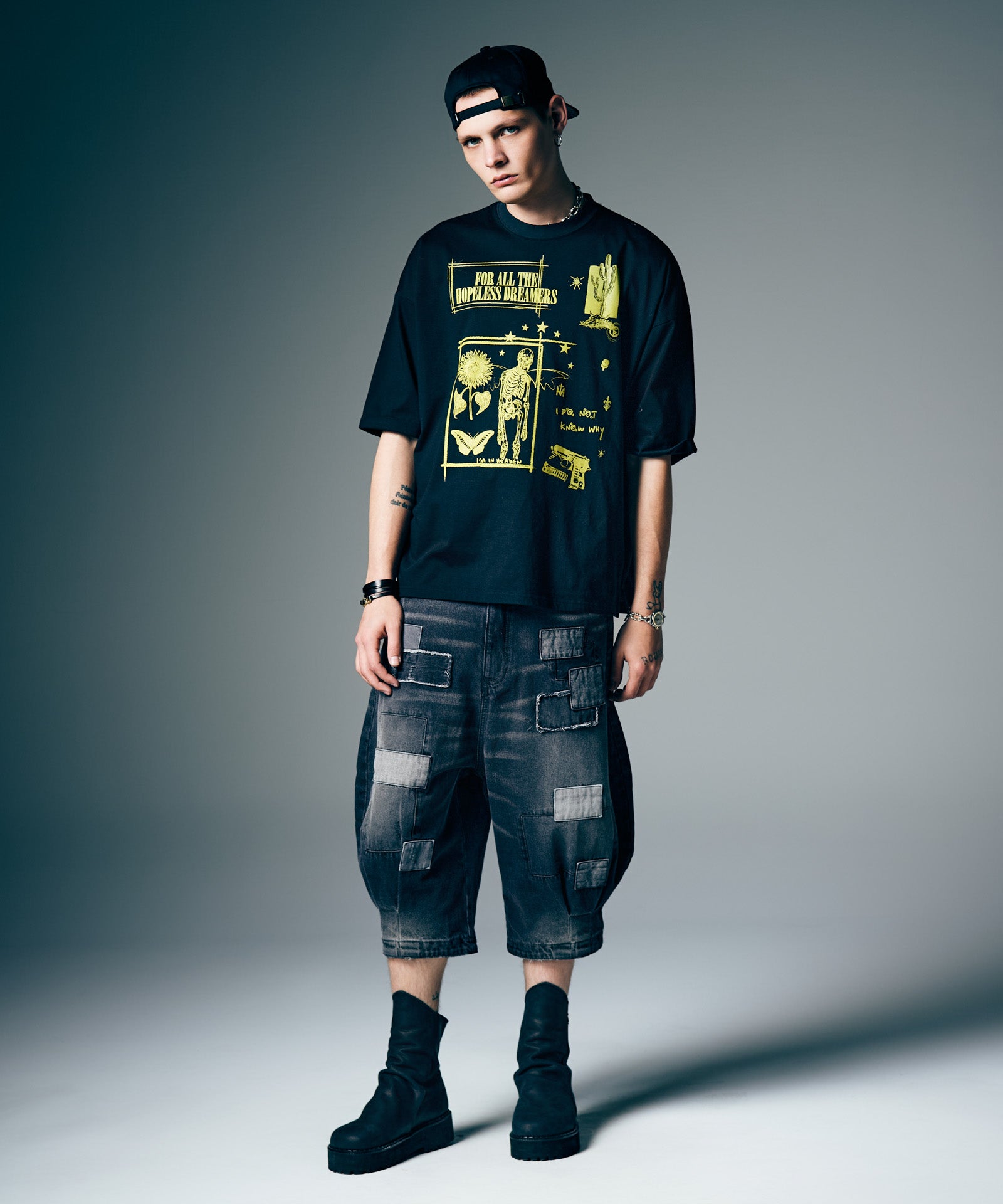 GB0226/P04 : Unplugged Cropped Denim / アンプラグドクロップド