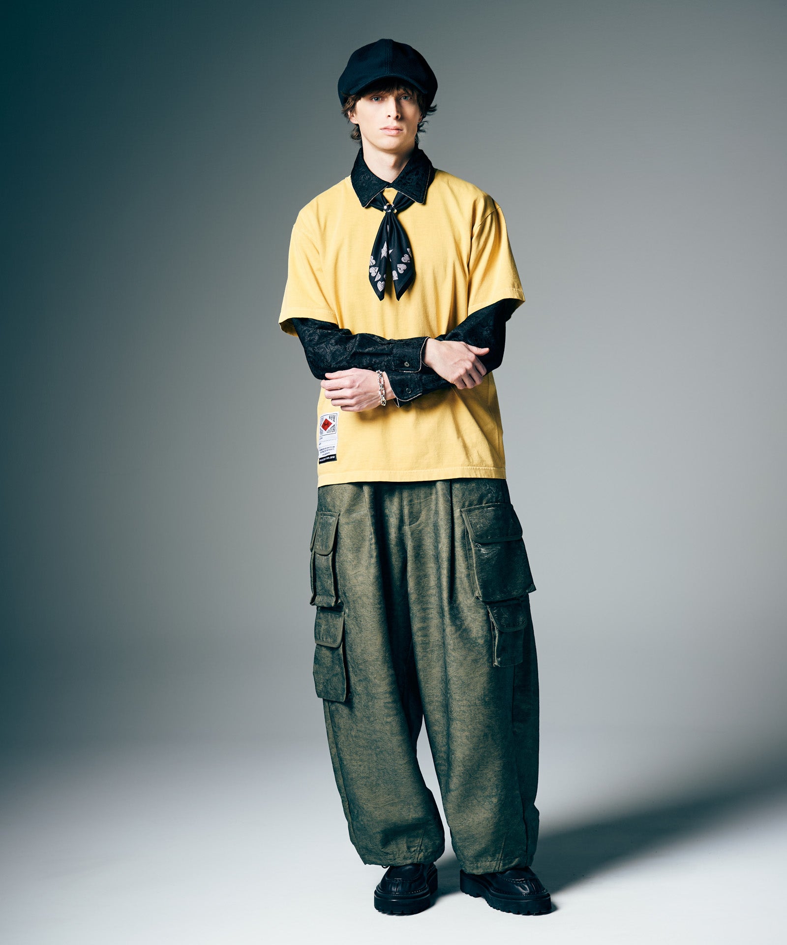美品✨BASIC AND ACCENT リップストップペイズリー カーゴパンツ GB0226/P05 : Paisley Cargo Pants / ペイズリーカーゴパンツ | glamb