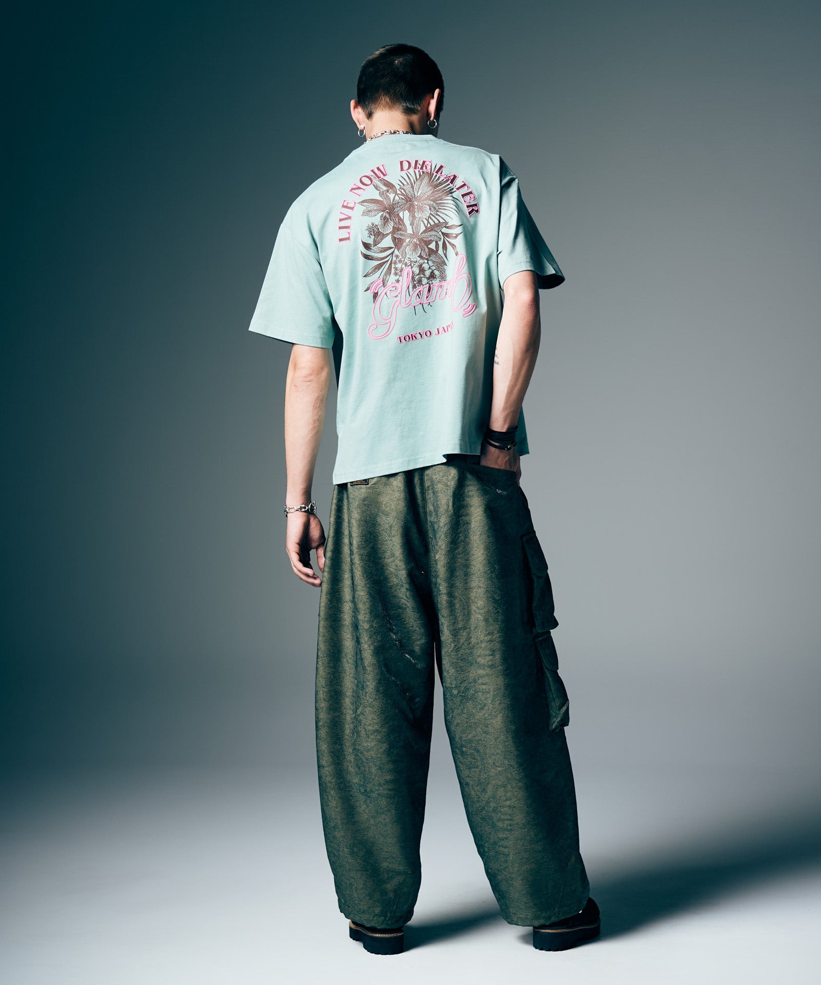 GB0226/P05 : Paisley Cargo Pants / ペイズリーカーゴパンツ | glamb