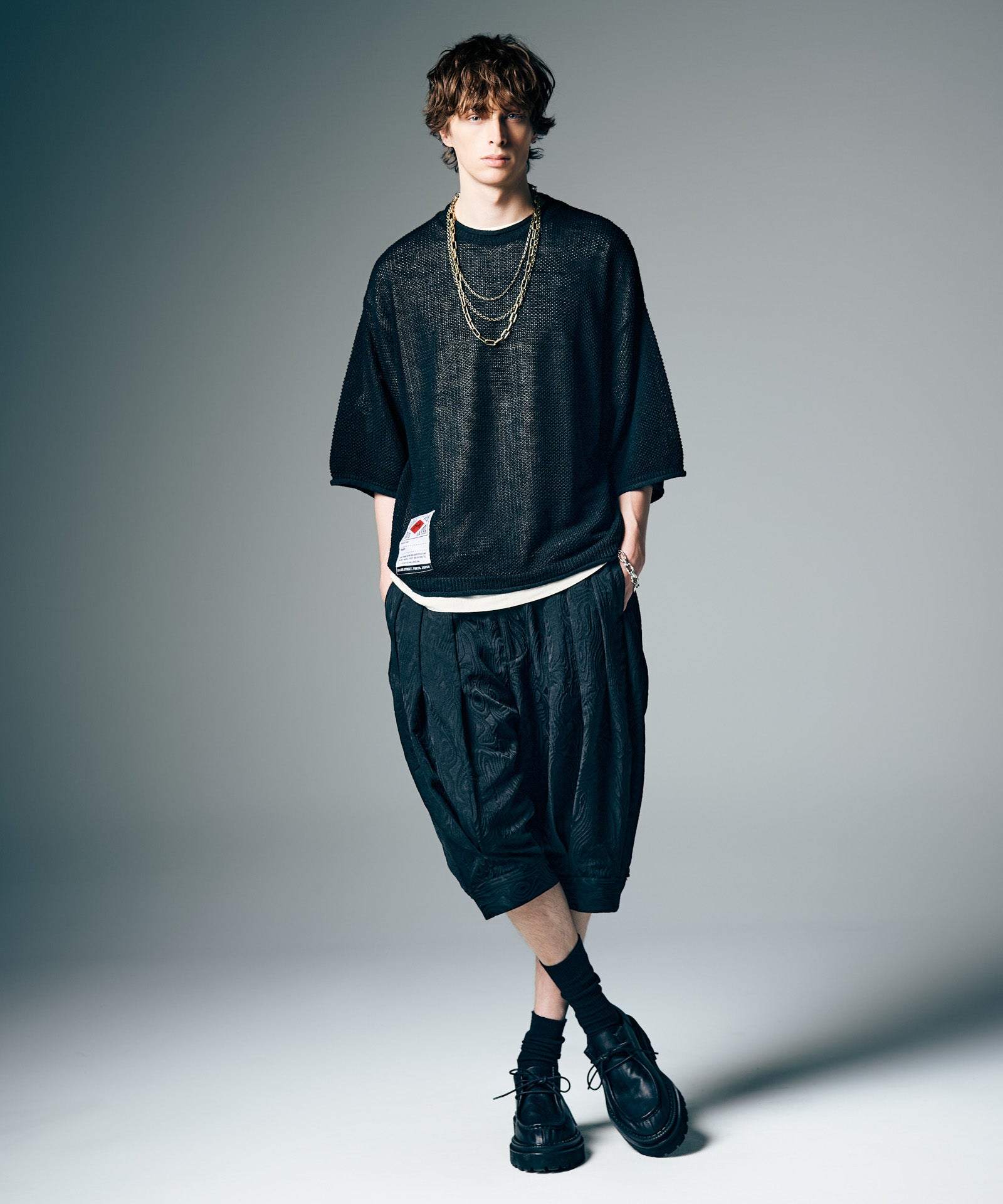 glamb マルコクロップドパンツ ブラック Easy Wide Cropped Pants / イージーワイドクロップドパンツ（その他