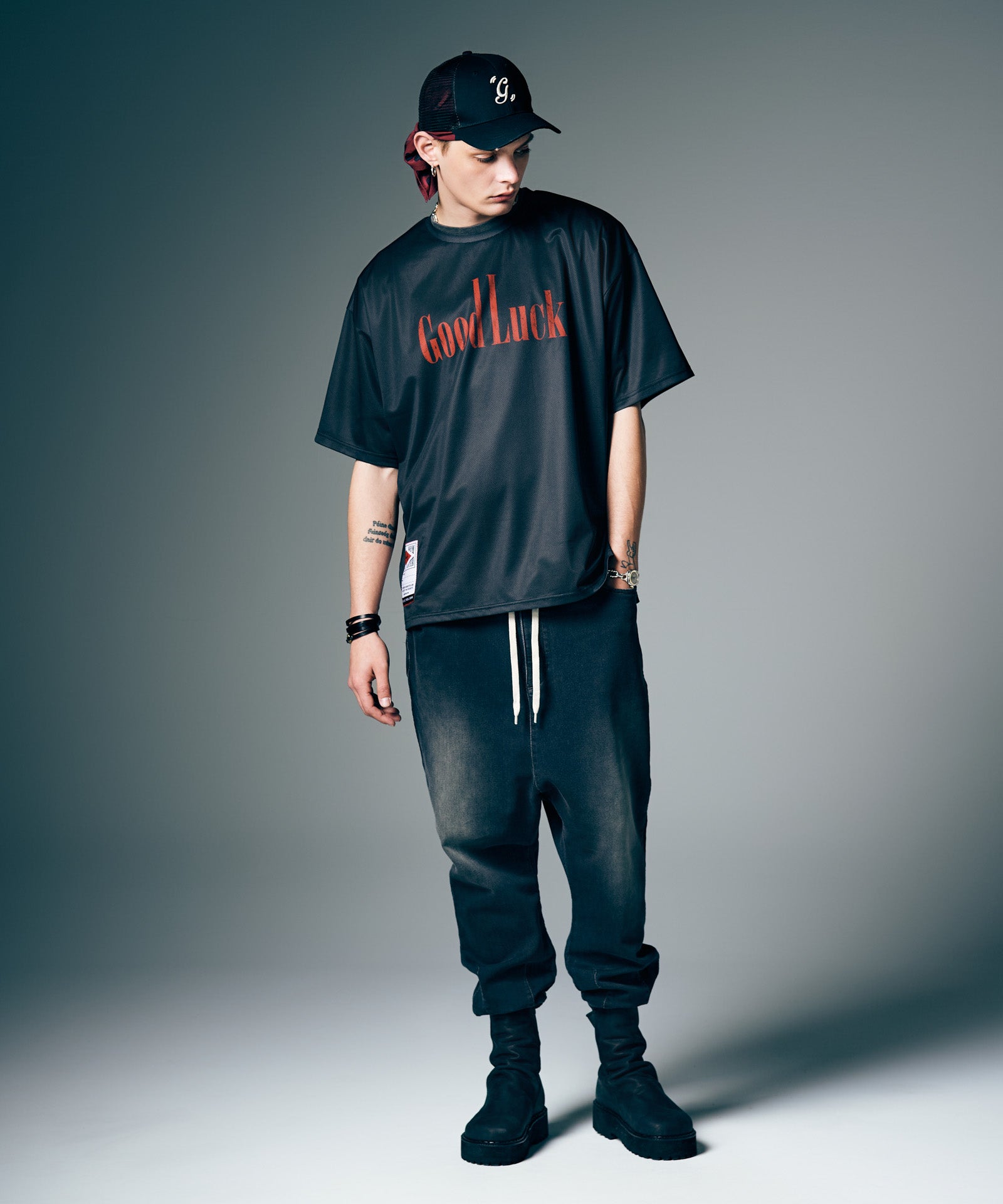 GB0226/P07 : Knit Denim Pants / ニットデニムパンツ | glamb Online