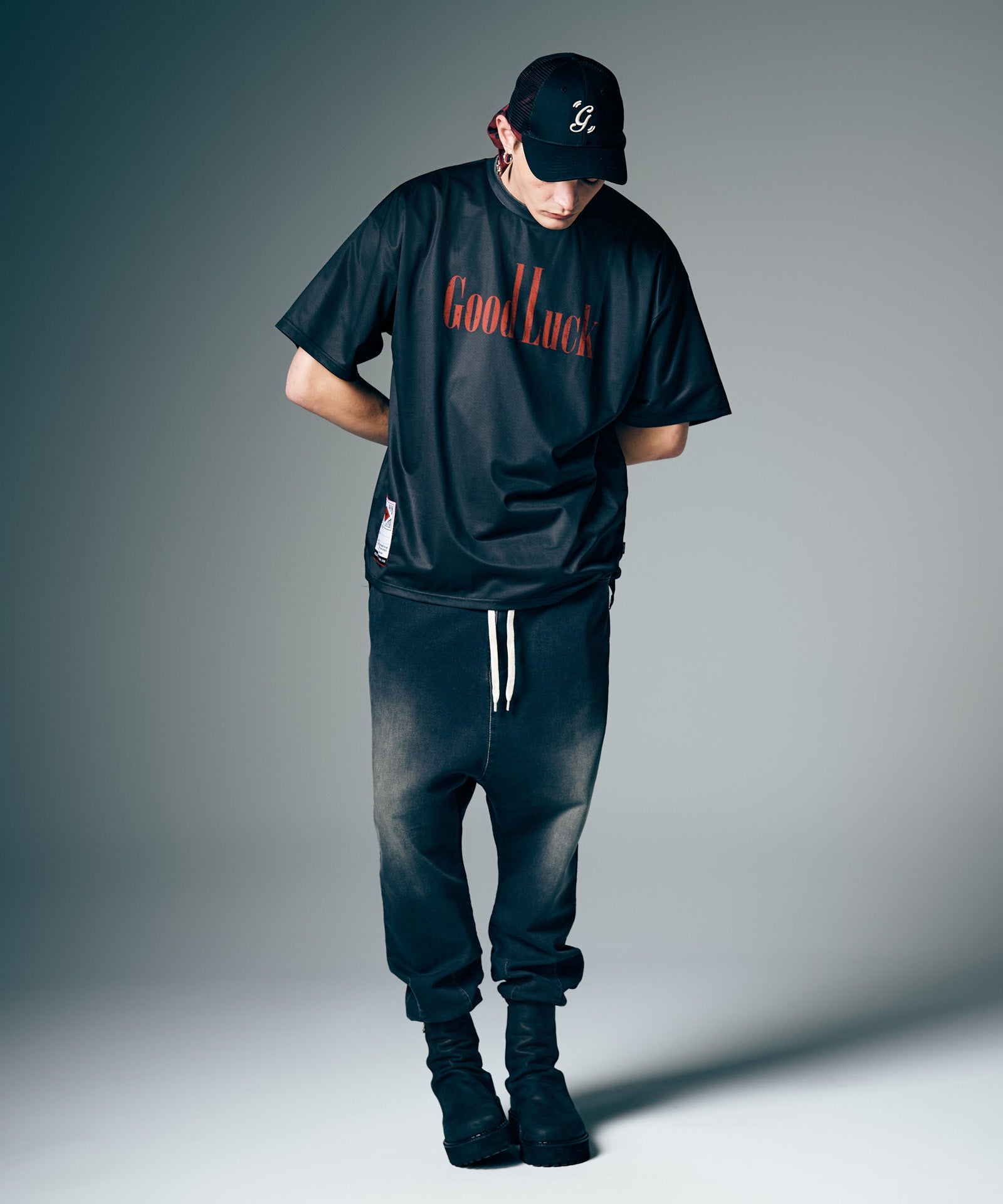 GB0226/P07 : Knit Denim Pants / ニットデニムパンツ | glamb Online