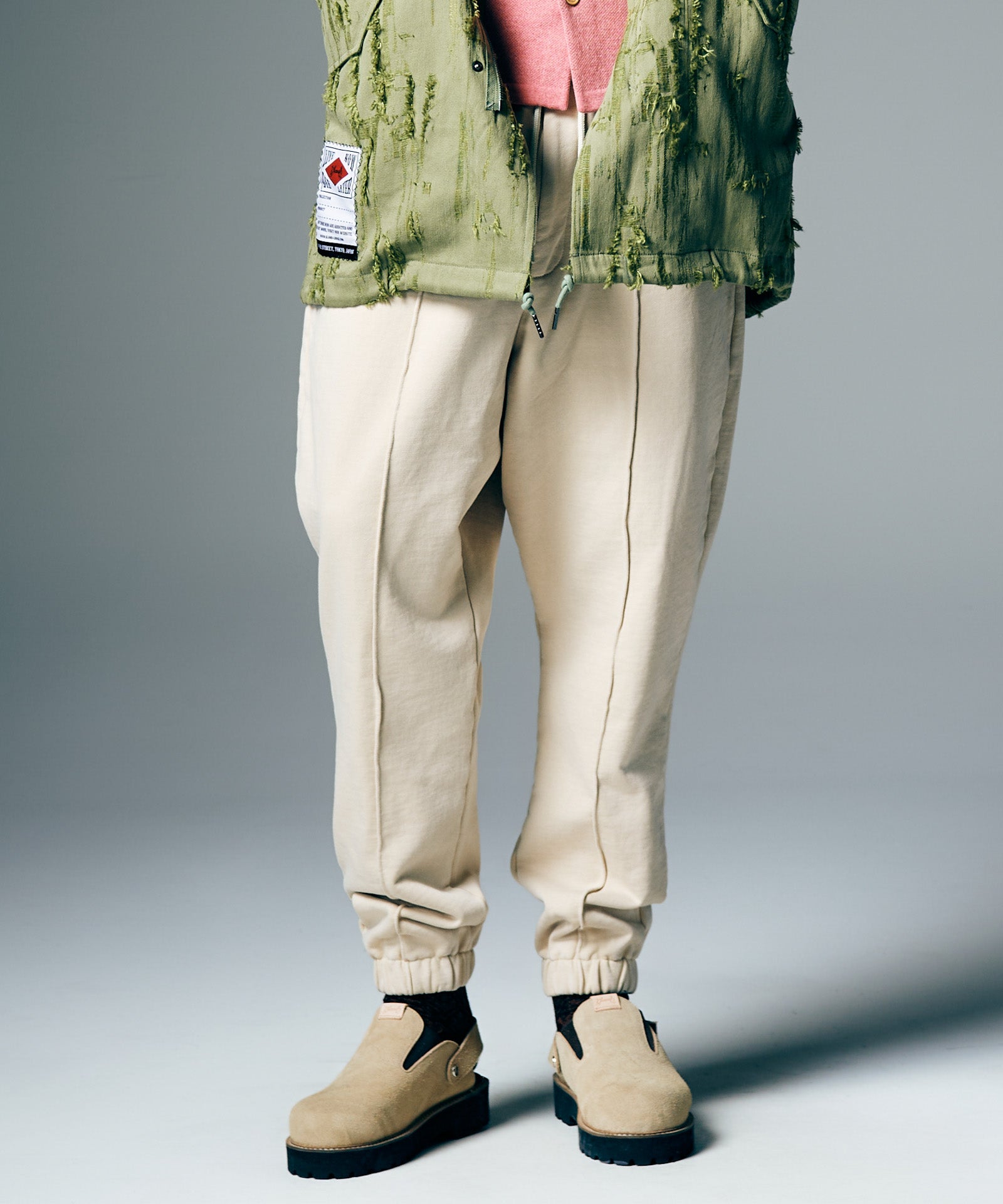 GB0226/P09 : Fade Sweat Jogger Slacks / フェイドスウェットジョガー