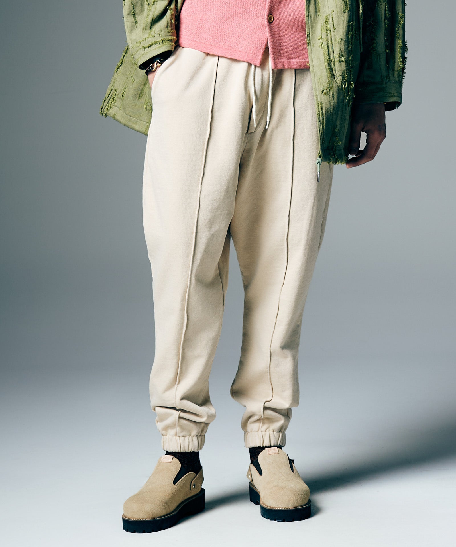 GB0226/P09 : Fade Sweat Jogger Slacks / フェイドスウェットジョガー