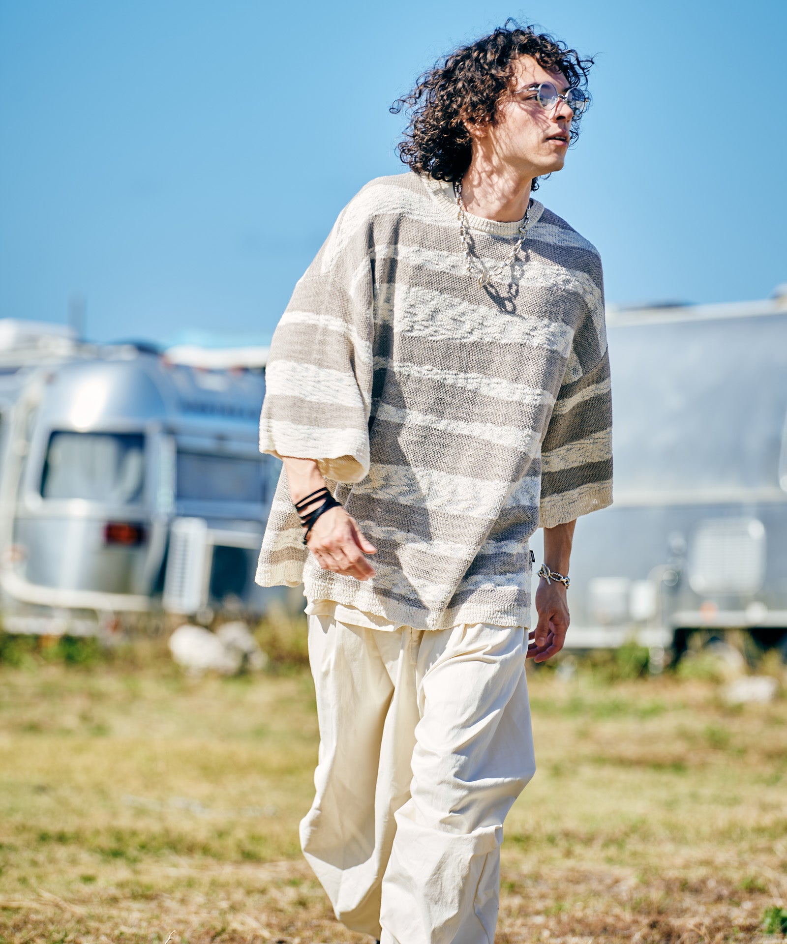 GB0226/P10 : Knee Tuck Color Pants / ニータックカラーパンツ