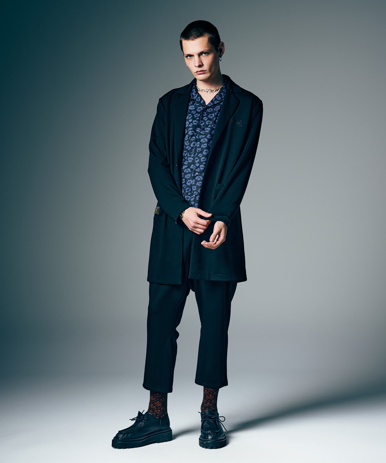 GB0226/P11 : Waist Tuck Cropped Pants / ウエストタッククロップド
