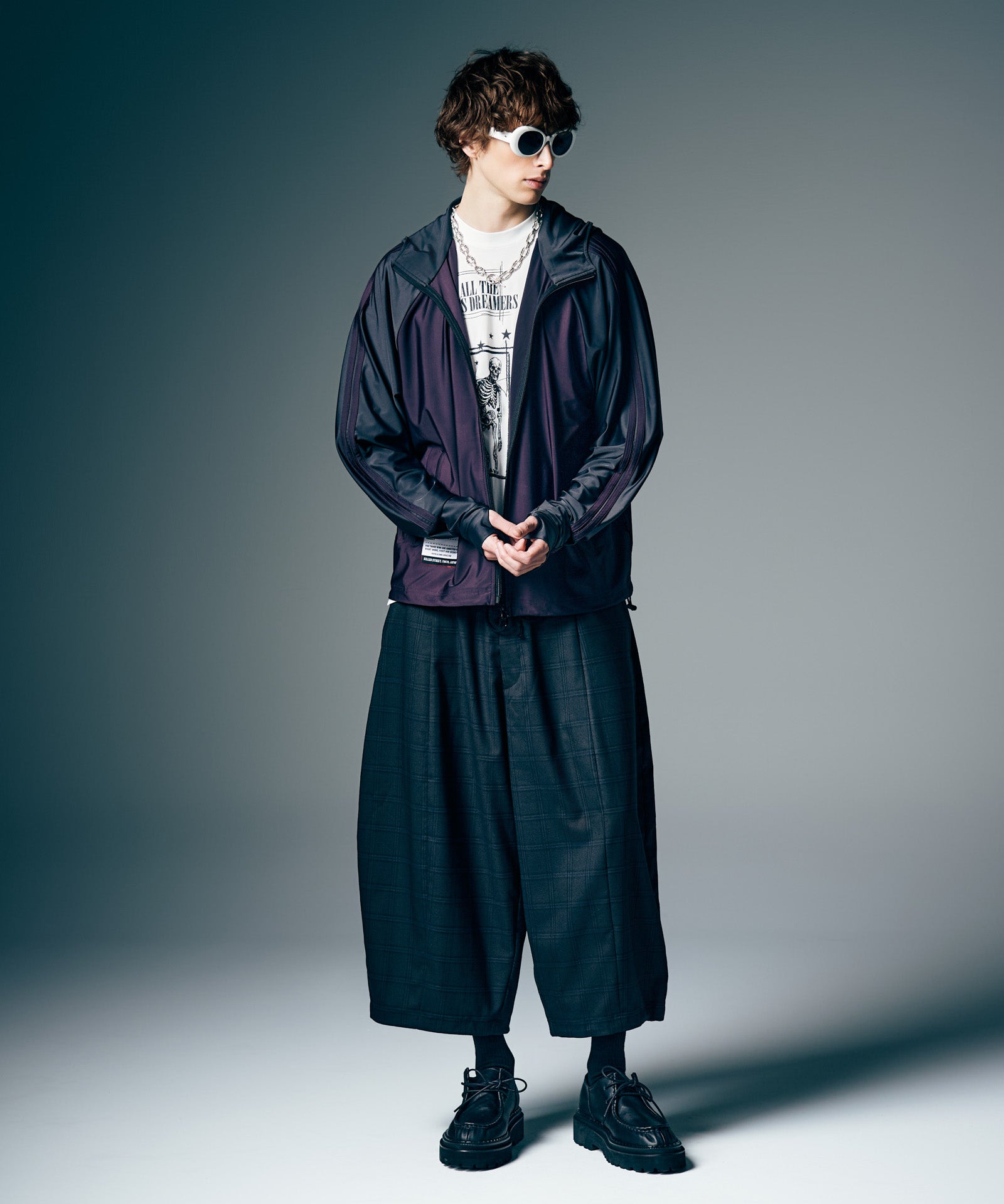 GB0226/P13 : Balloon Cropped Slacks / バルーンクロップドスラックス