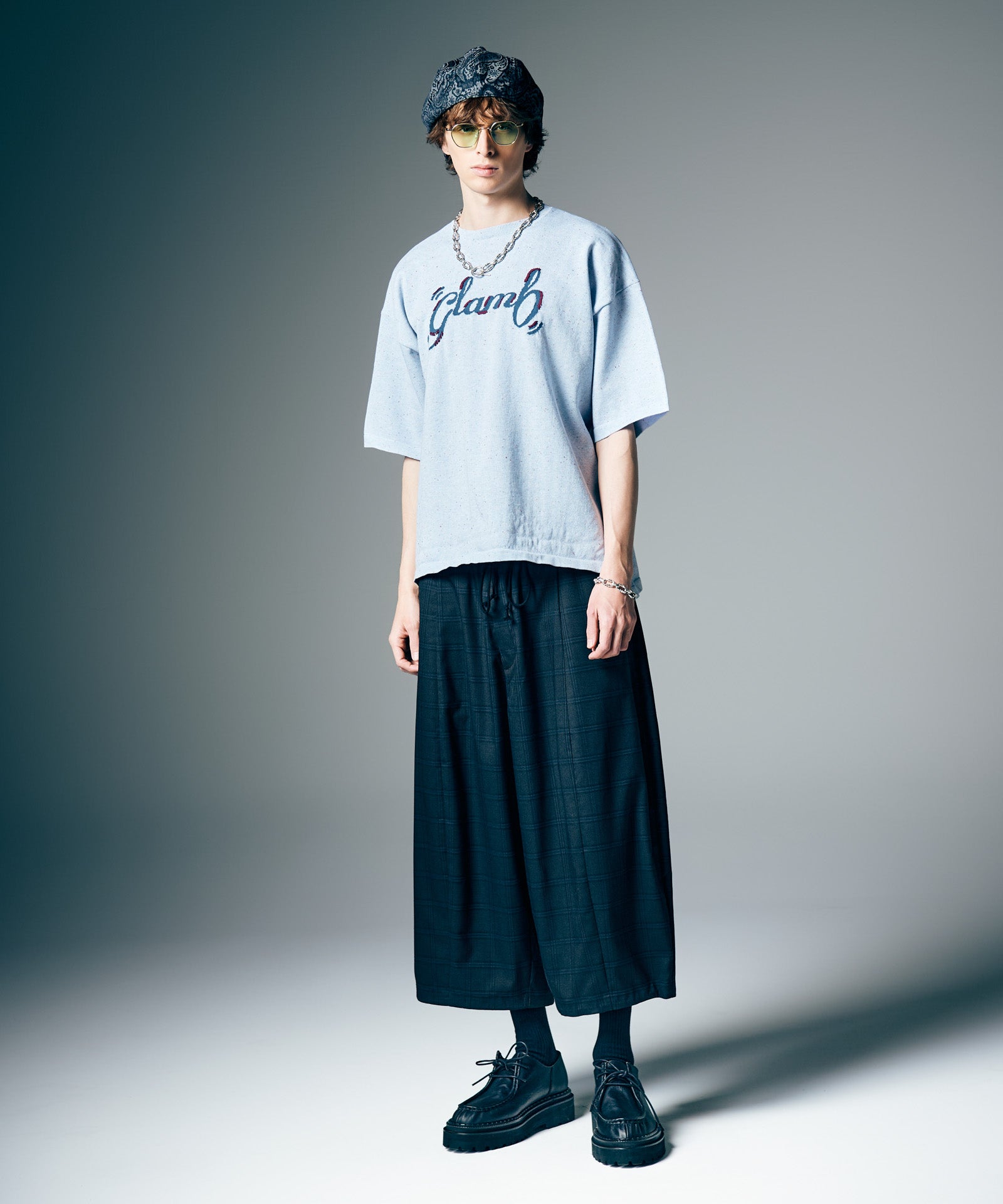 GB0226/P13 : Balloon Cropped Slacks / バルーンクロップドスラックス