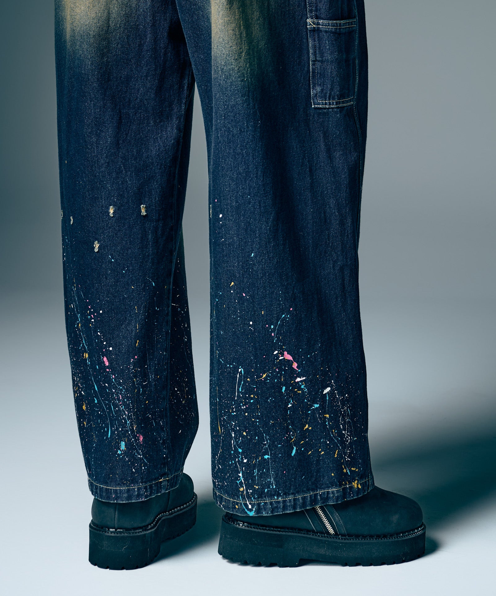 GB0226/P15 : Red Dirt Splash Denim / レッドダートスプラッシュ