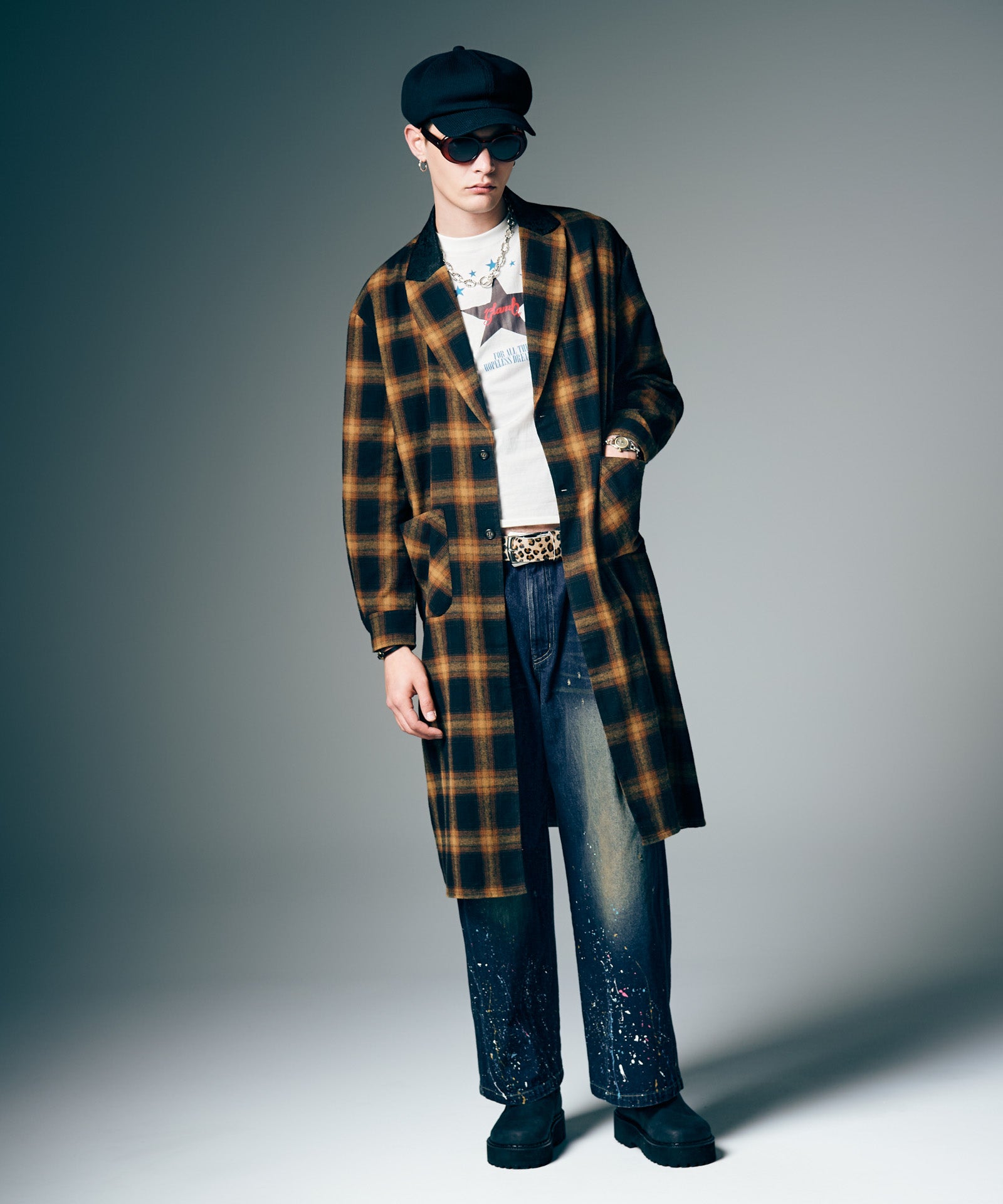 GB0226/P15 : Red Dirt Splash Denim / レッドダートスプラッシュ