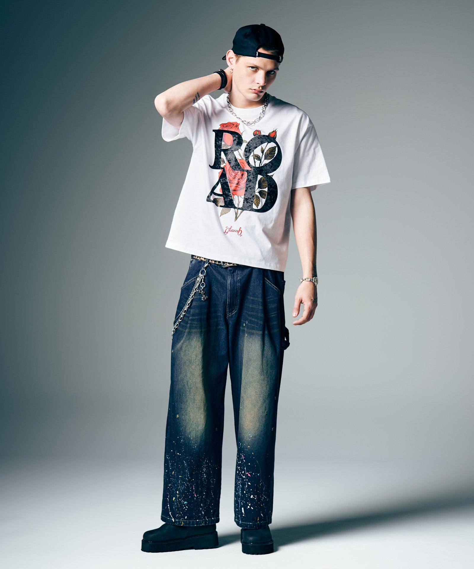 GB0226/P15 : Red Dirt Splash Denim / レッドダートスプラッシュ