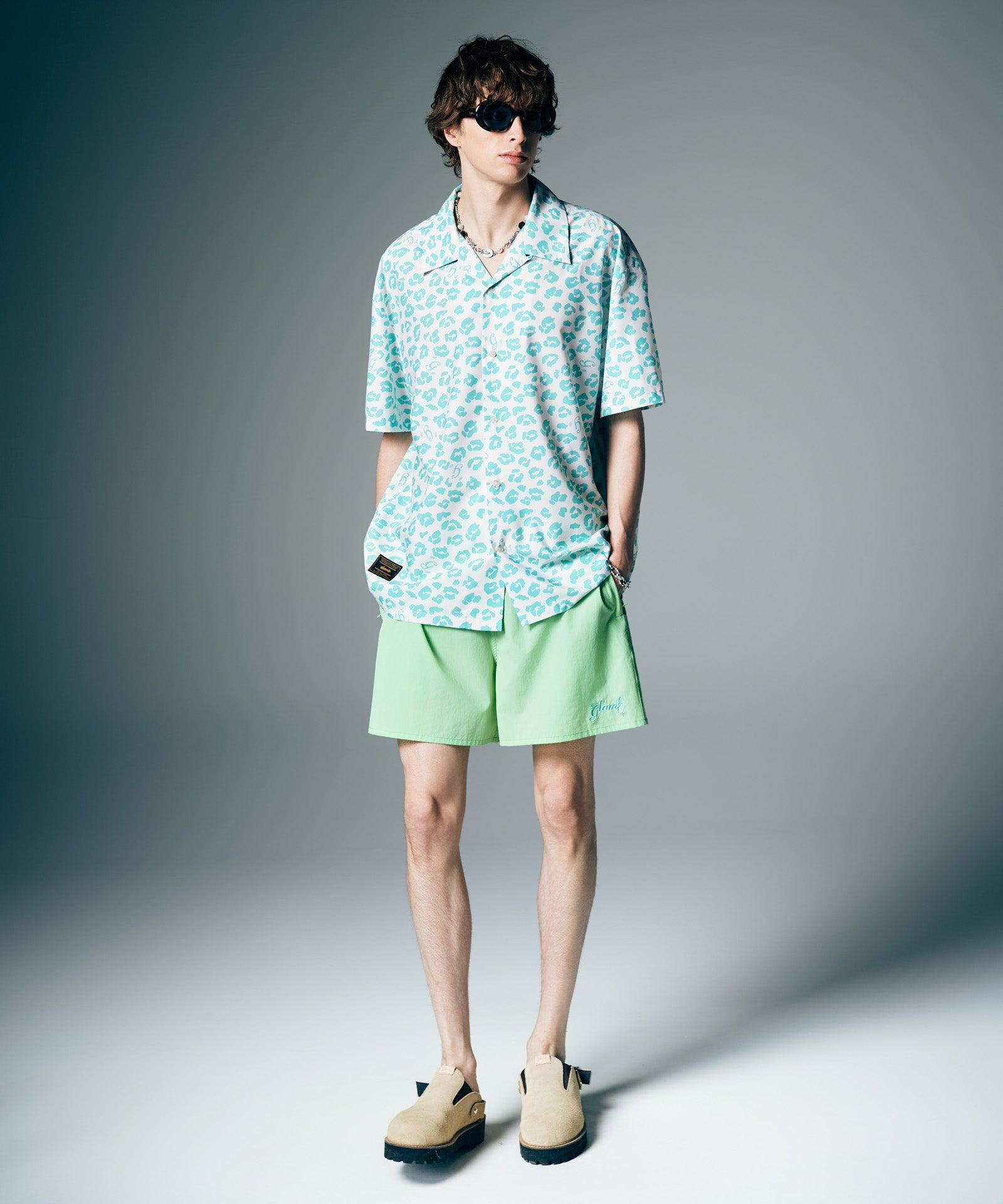 GB0226/P17 : Spin Logo Swim Shorts / スピンロゴスイムショーツ