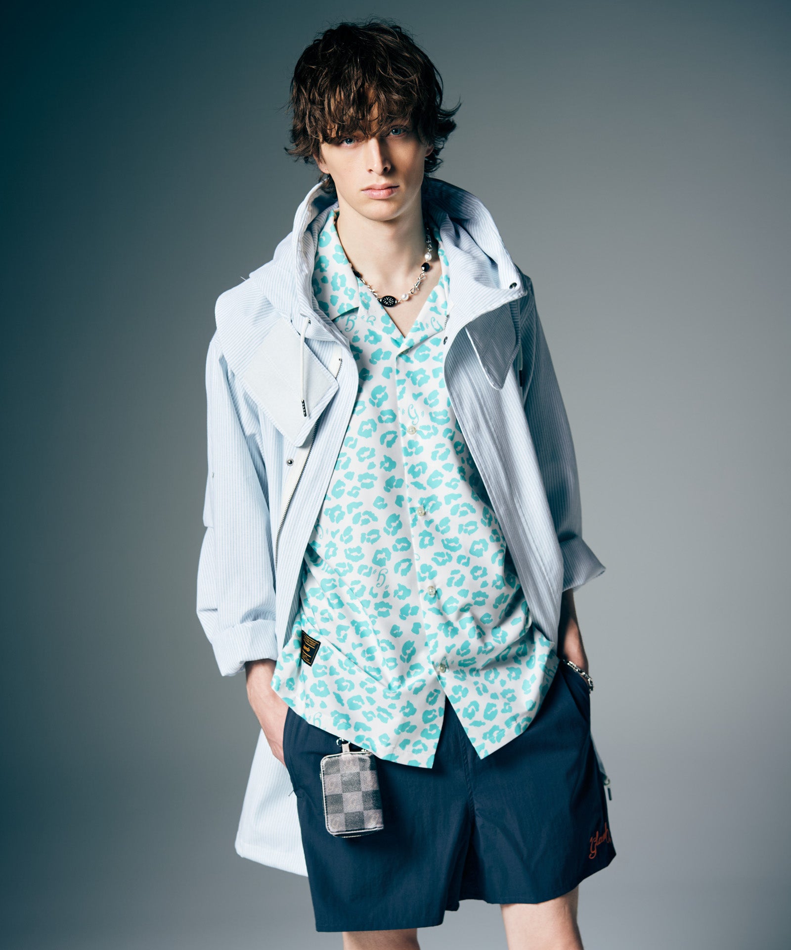 GB0226/P17 : Spin Logo Swim Shorts / スピンロゴスイムショーツ