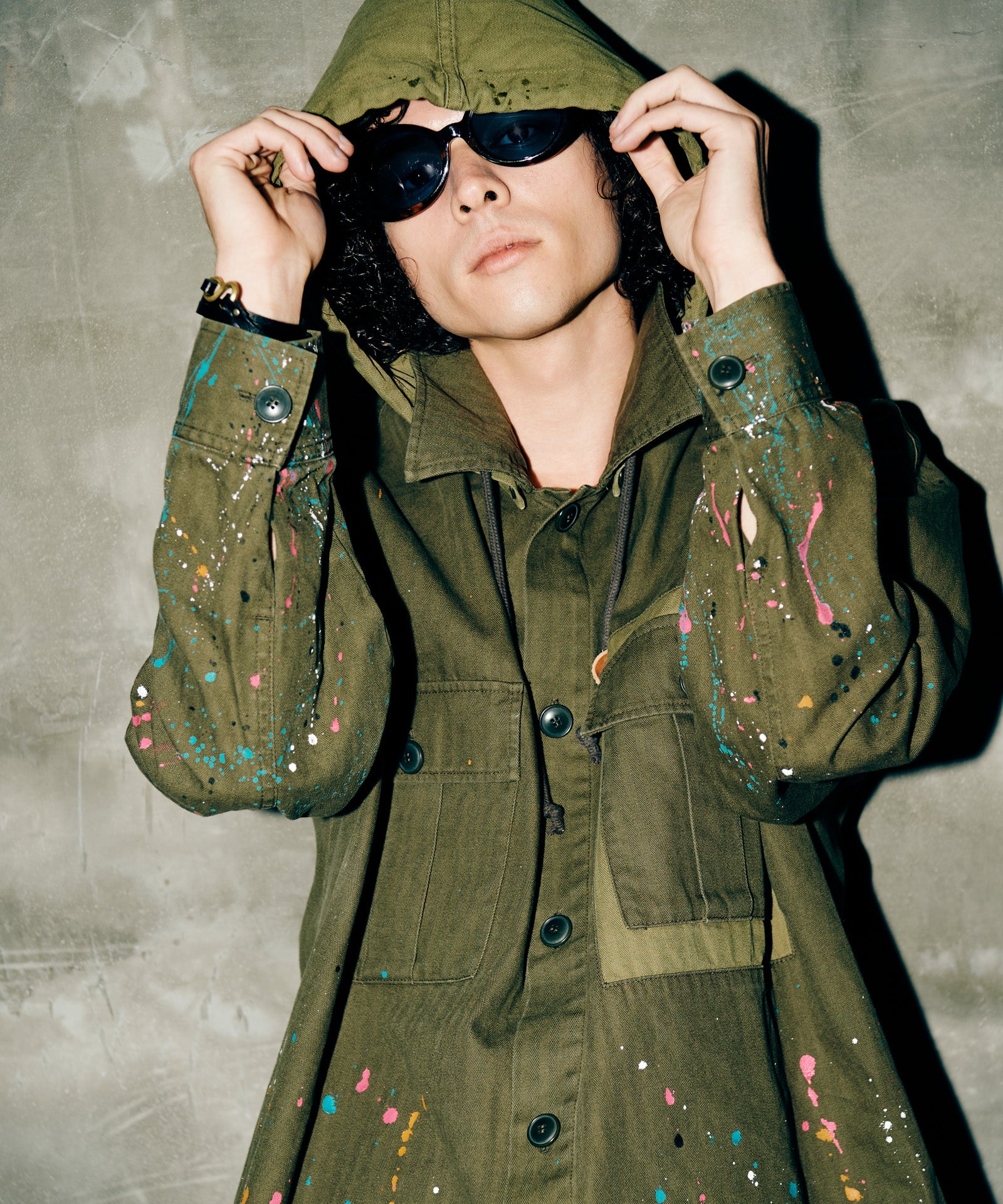 H:175 / C:83 / W:66 / H:87 着用サイズ:L