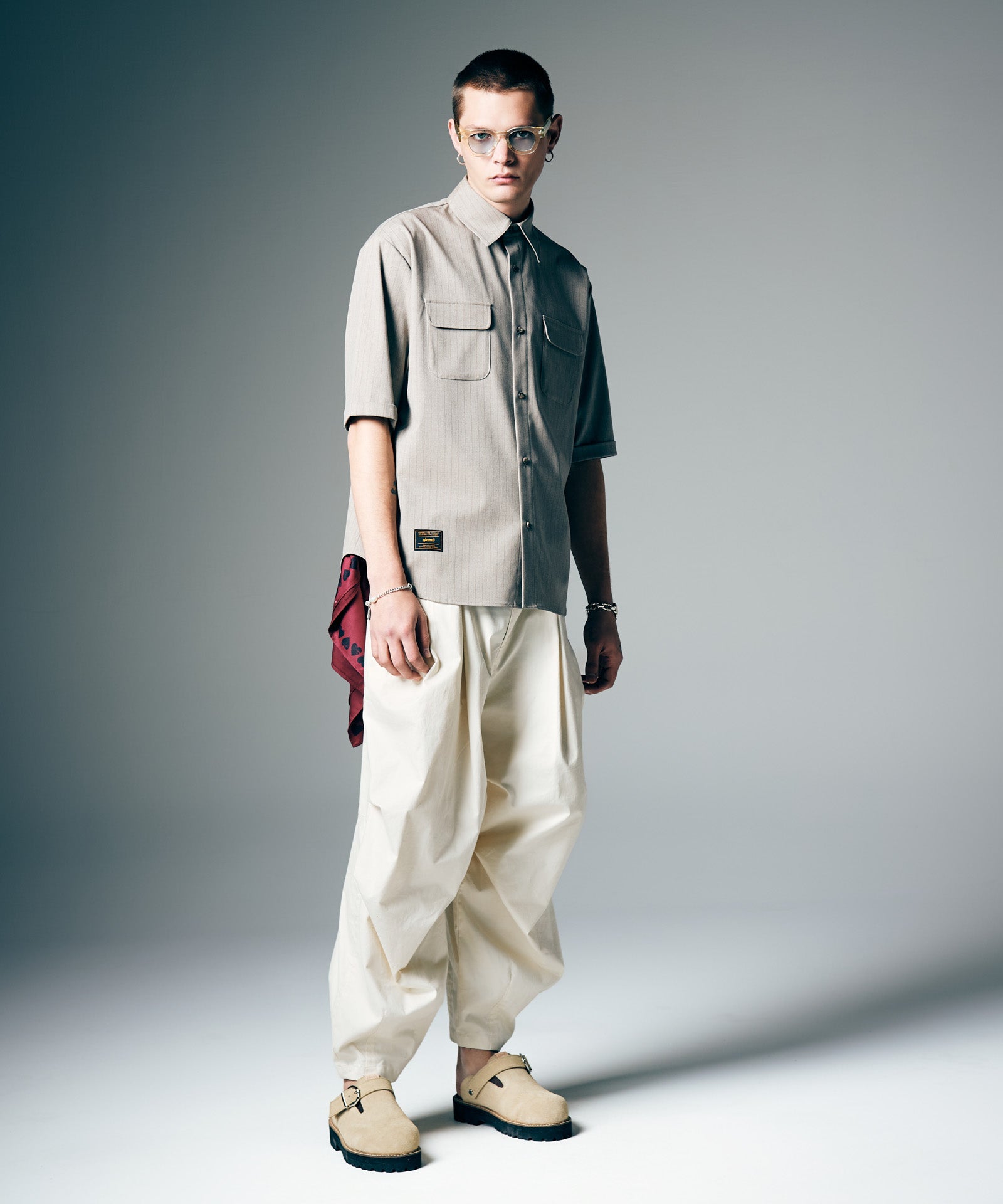 H:187 / C:92 / W:74 / H:91 着用サイズ:L