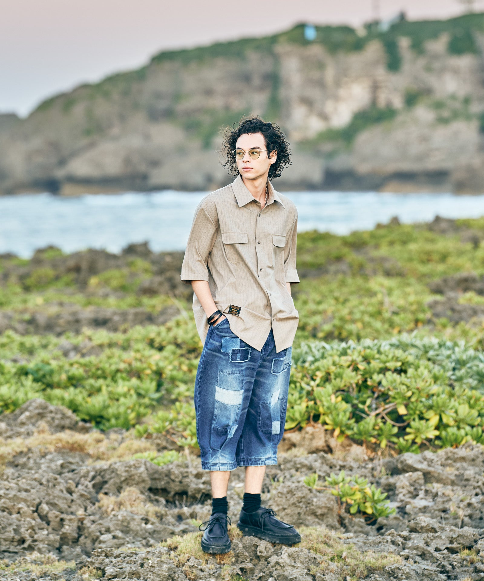 GB0226/SH06 : Oversize Work Shirt / オーバーサイズワークシャツ