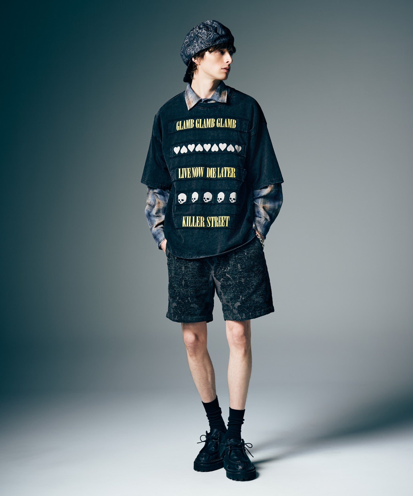 H:186 / C:89 / W:71 / H:92 着用サイズ:L