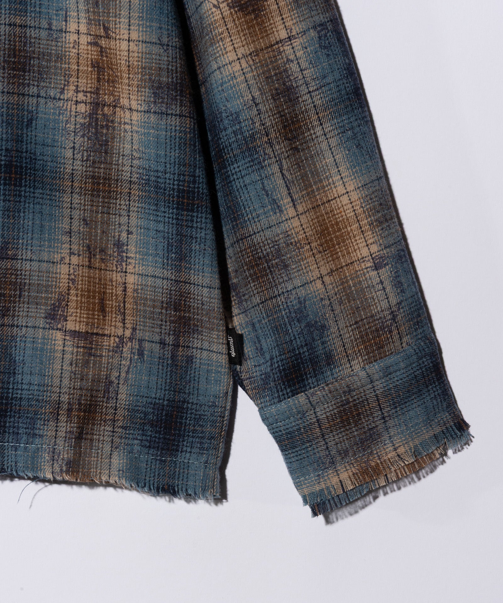 GB0226/SH09 : Grunge Stain Check Shirt / グランジステインチェック
