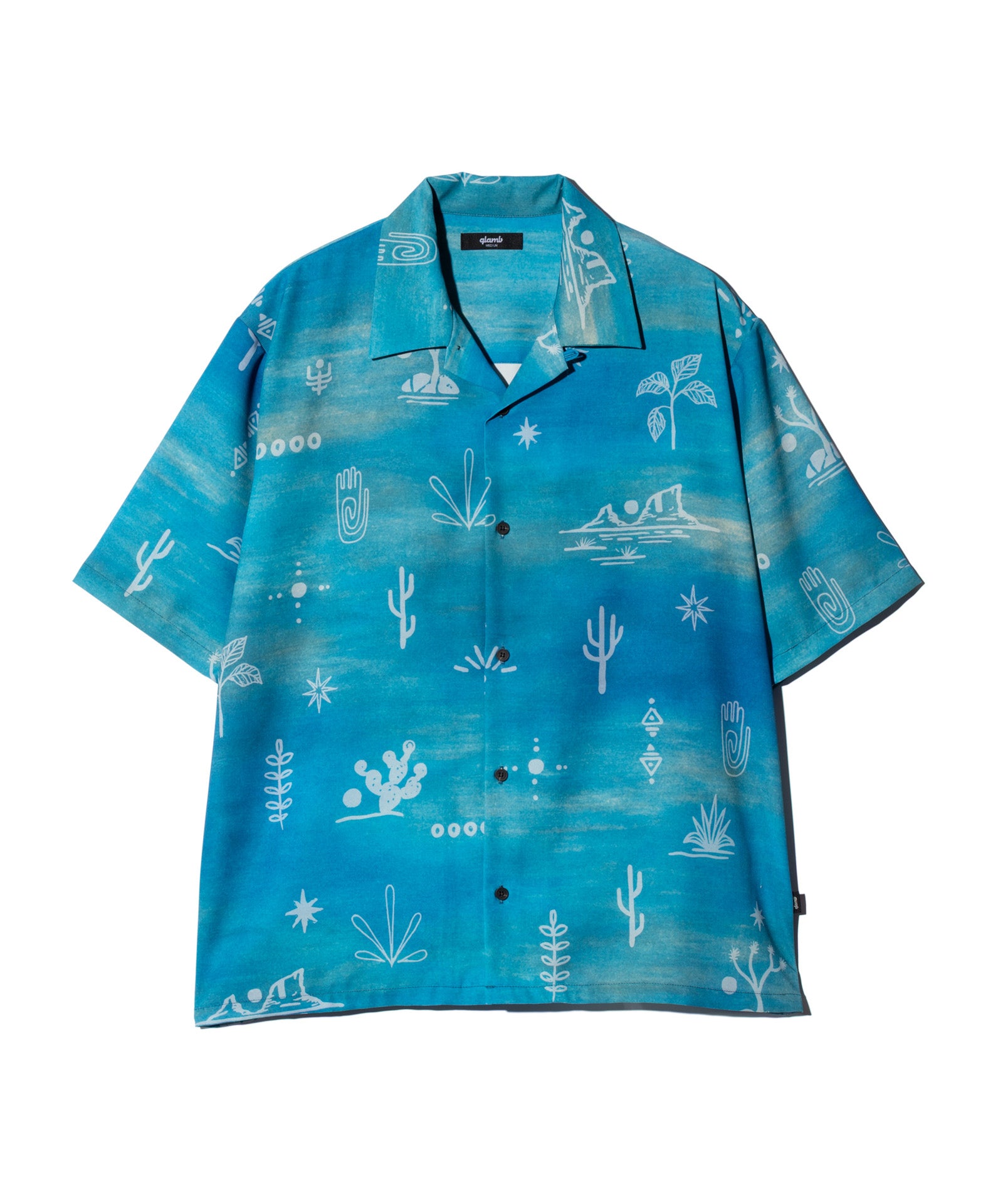 GB0226/SH13 : Abstract Hawaiian Shirt / アブストラクトハワイアン