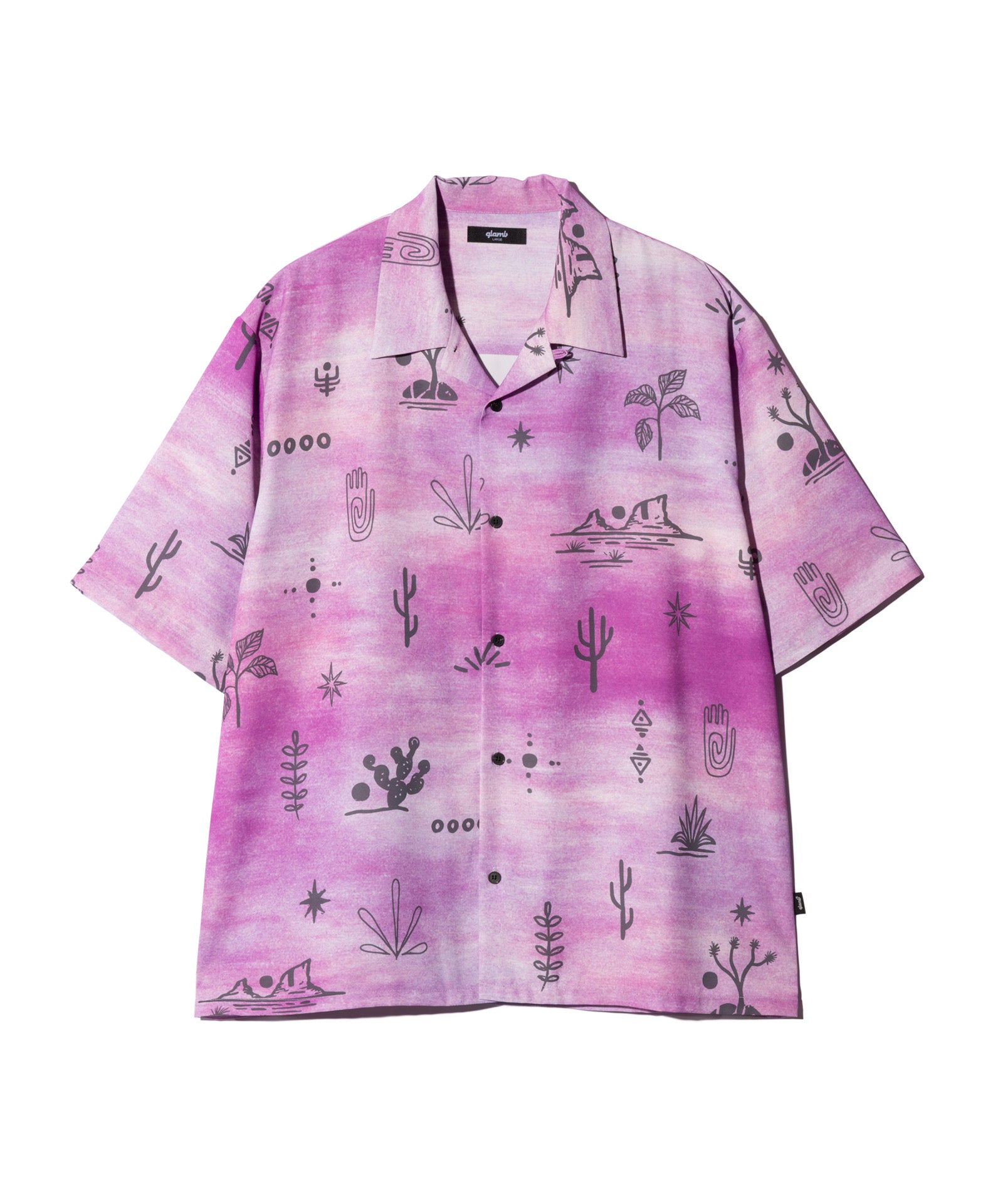 GB0226/SH13 : Abstract Hawaiian Shirt / アブストラクトハワイアン