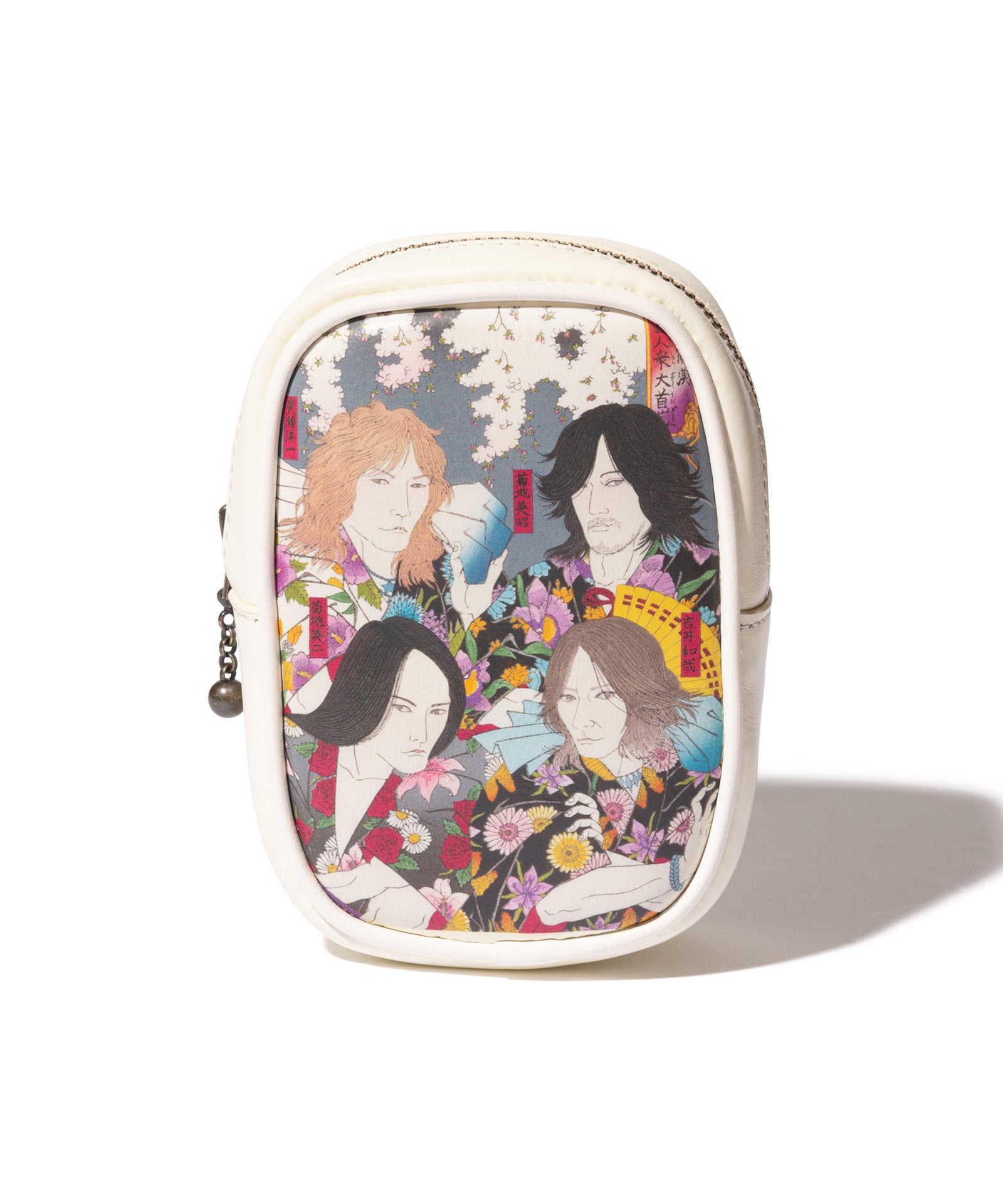 GB0226/YM02 : THE YELLOW MONKEY Ukiyoe Leather Pouch | glamb