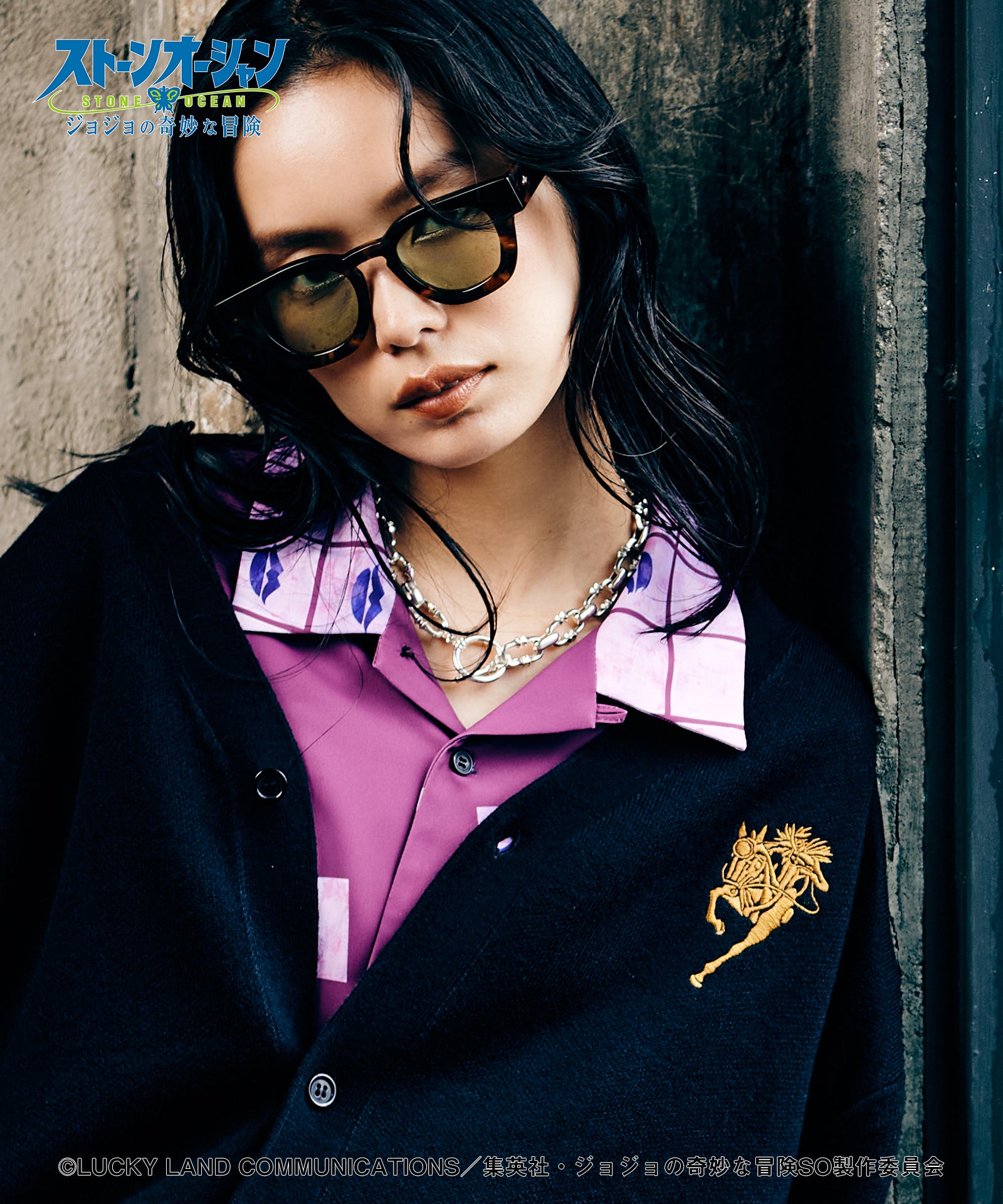 GB0325/JJ04 : E・Costello's Stand Shirt – glamb Online Store