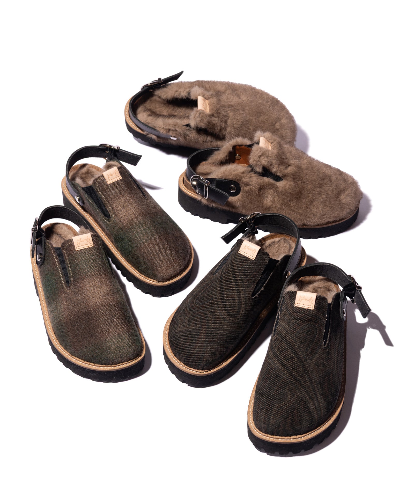 GB0326/AC03 : Fur Clog Sandals / ファークロッグサンダル | glamb