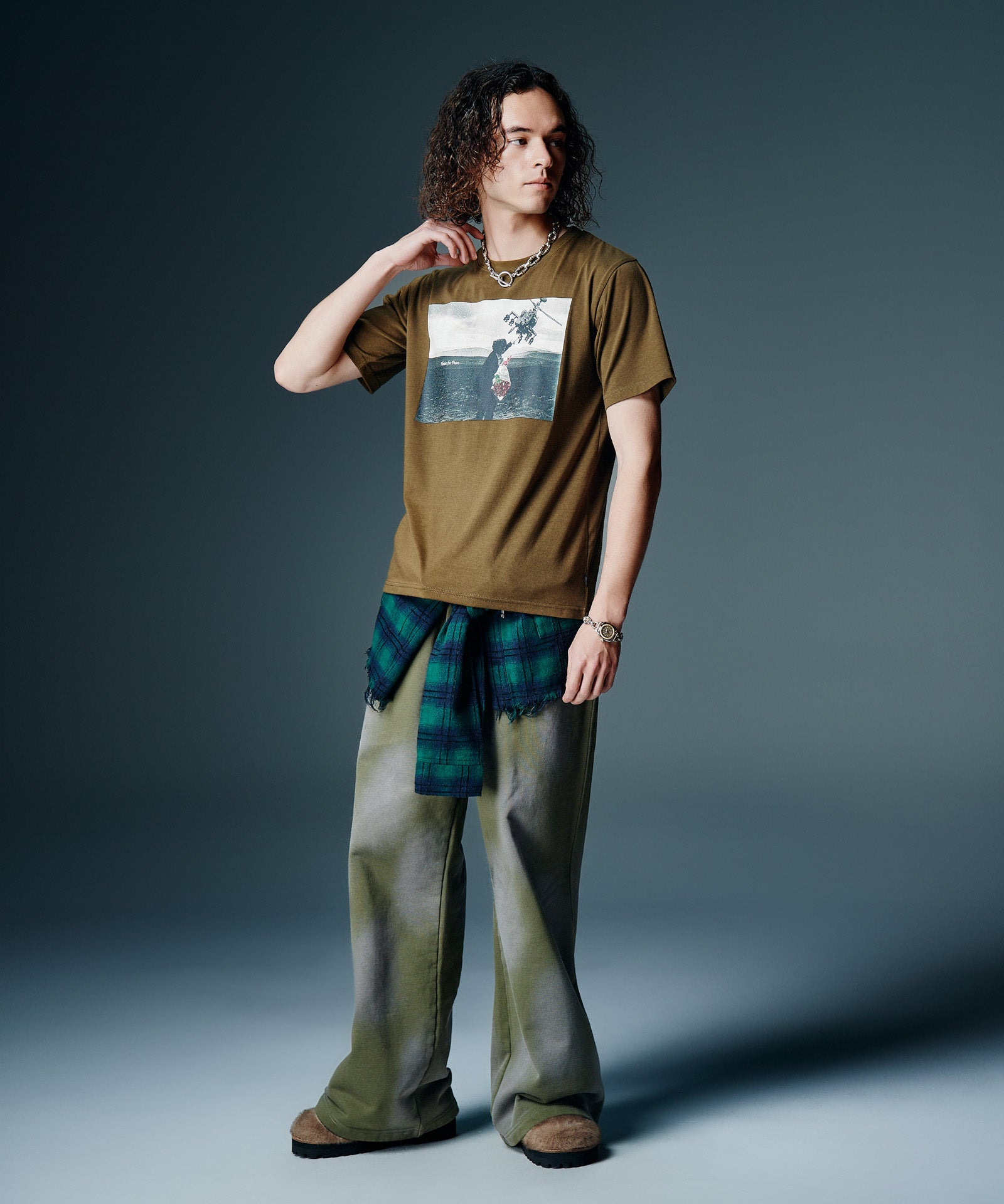 GB0326/AC06 : Check Shirt Bag / チェックシャツバッグ | glamb