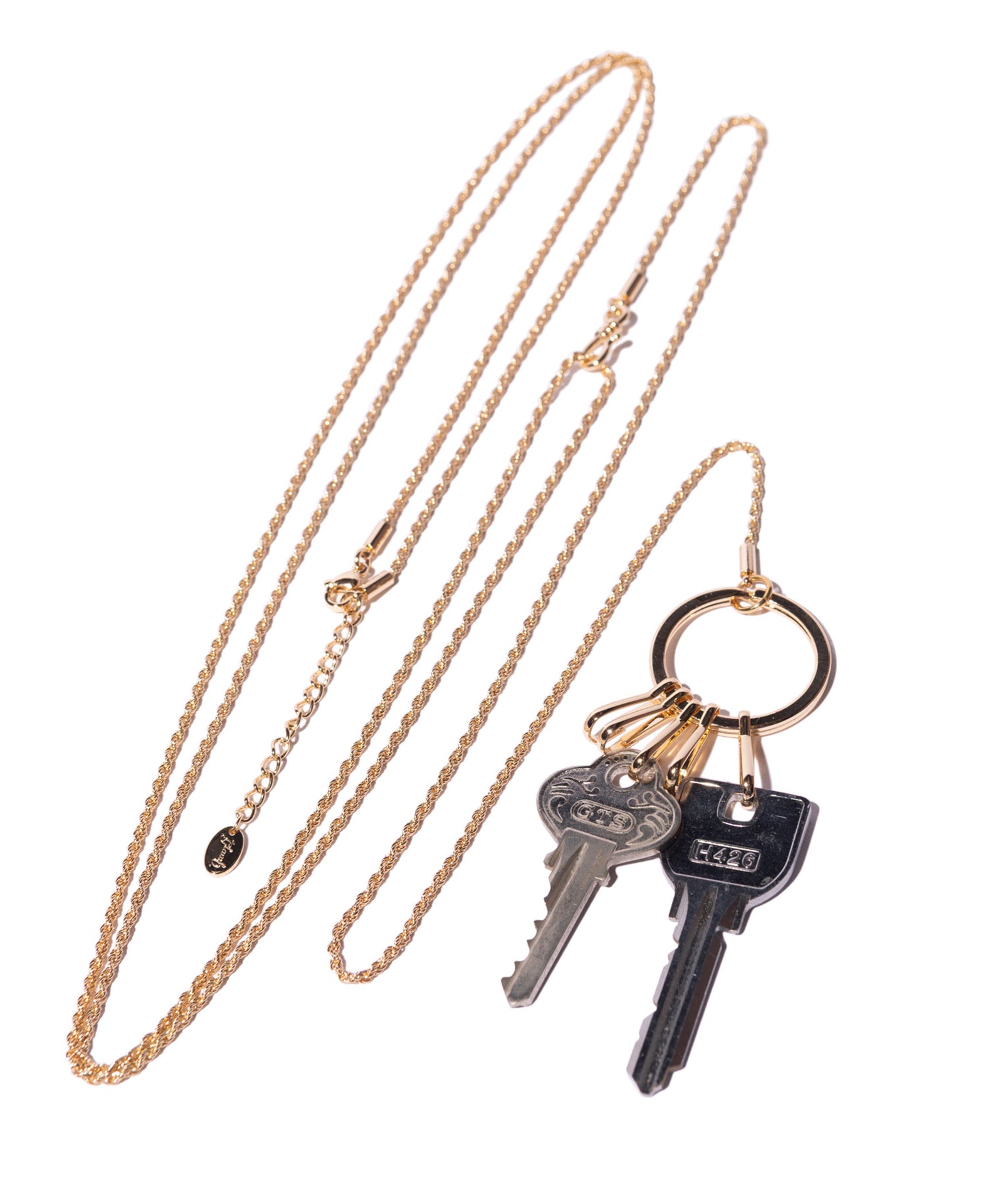 Key Ring Long Necklace / キーリングロングネックレス