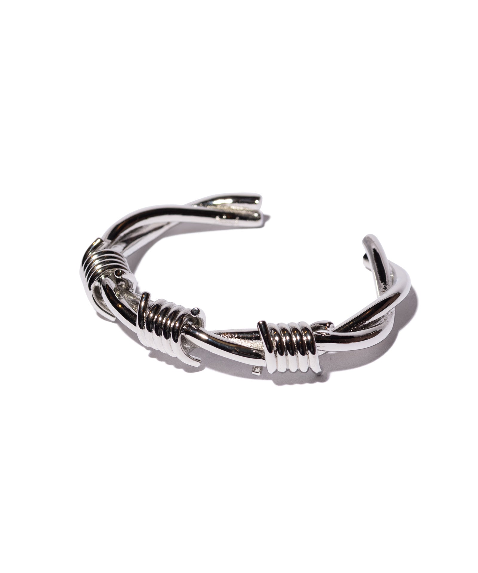 GB0326/AC17 : Barbed Wire Half Bangle / バーブドワイアーハーフ