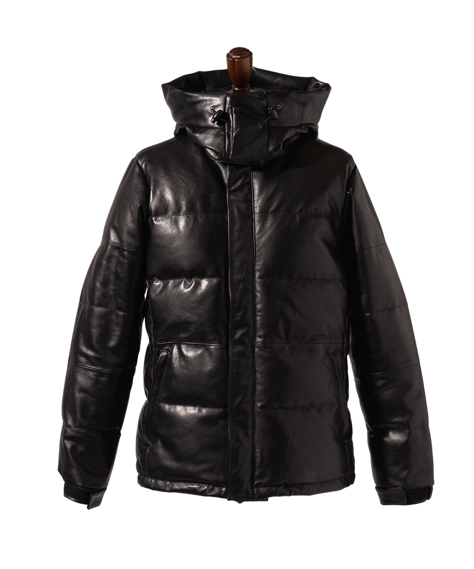 GB0326/CH01 : Signature Leather Down Jacket / シグネチャーレザー