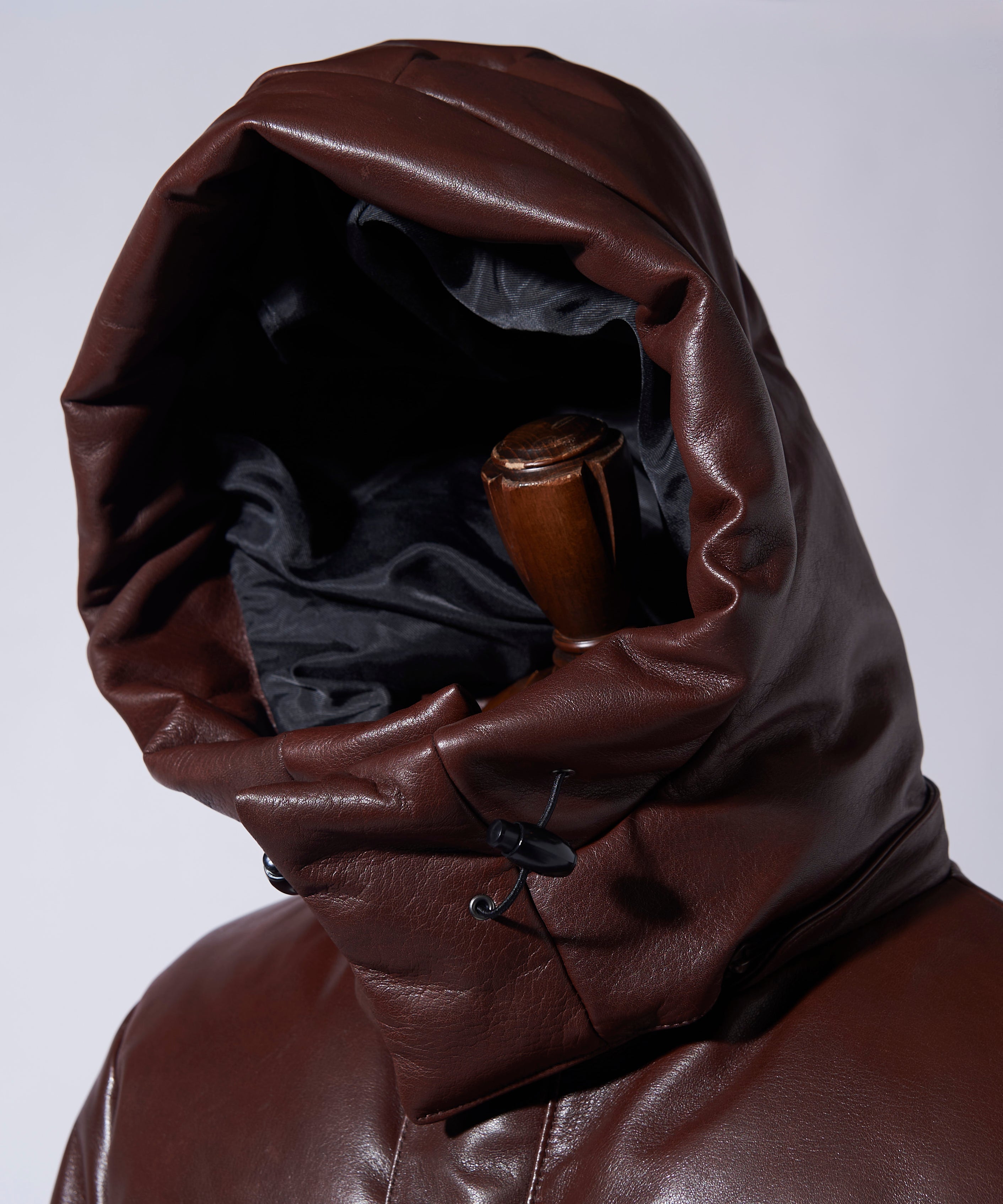 GB0326/CH01 : Signature Leather Down Jacket / シグネチャーレザー