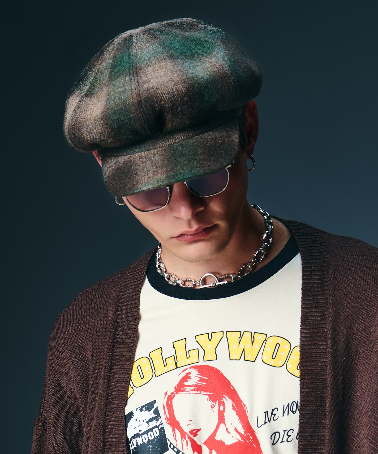 LGB 初期　キャスケット　CAP GB0326/CP03 : Motorcycle Casquette / モーターサイクルキャスケット